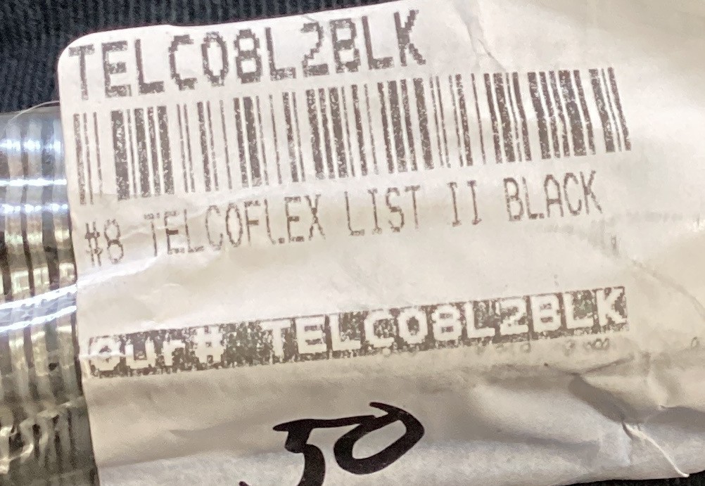 Southwire TELCOFLEX List 2 #8 AWG Tinned Copper Wire Black Blue