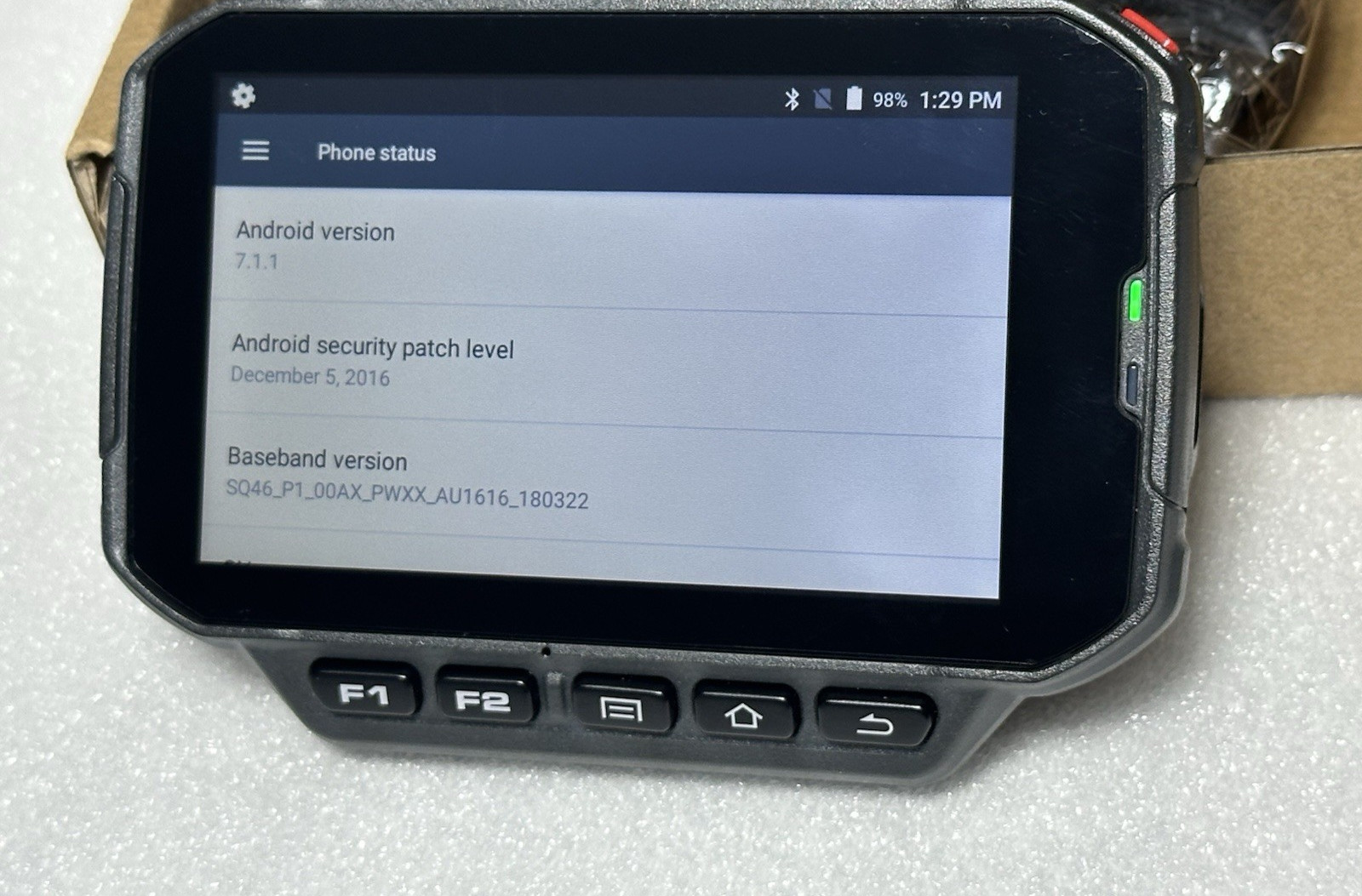 Unitech WD100-0AWRUMSG Wearable mobile computer scanner ANDROID 7.1 – FREE SHIP