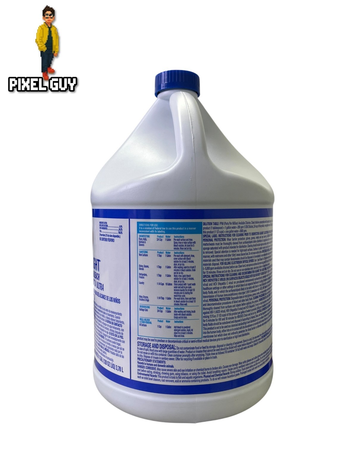 Lot Of 2 Pure Bright Germicidal Ultra Bleach 1 Gallon Each