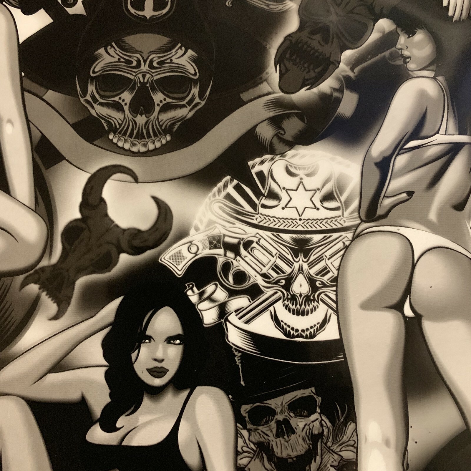 Hydrographic film Booty Land Ladies hydro dipping 7′ x 20″ hydro dip