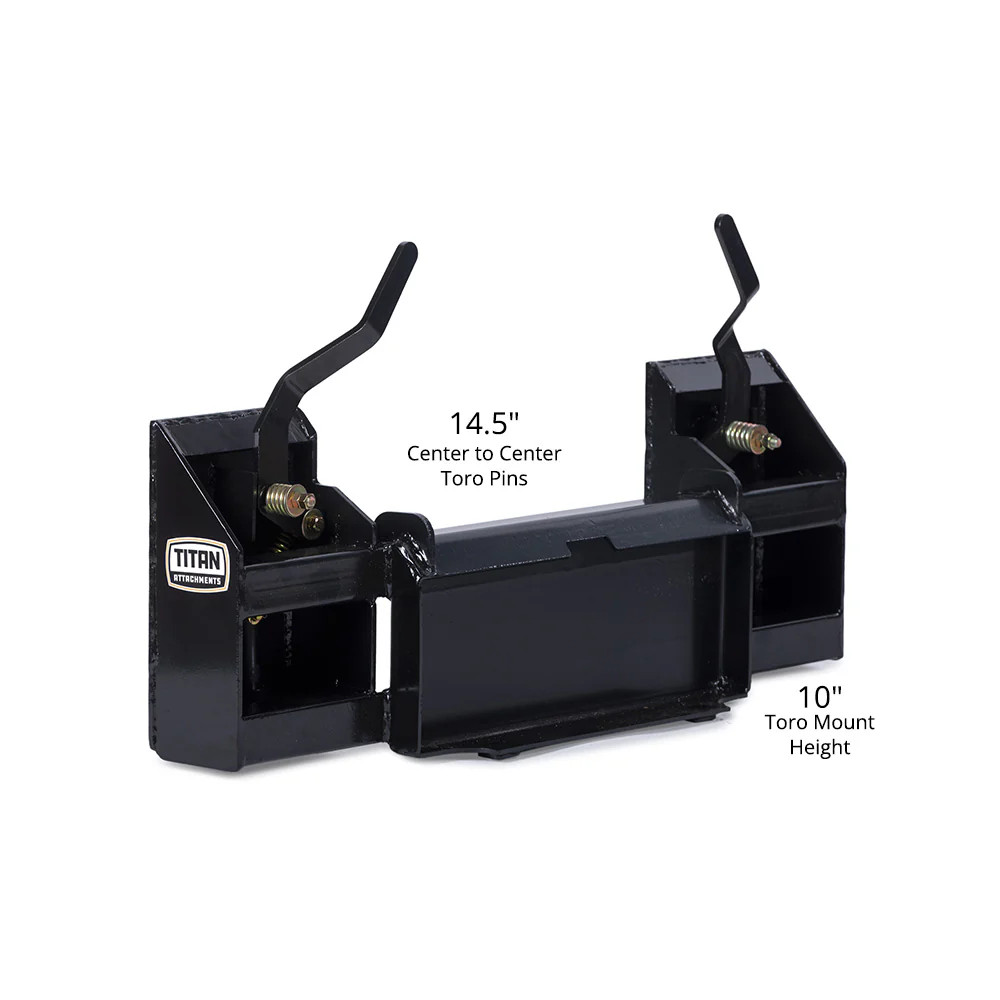 Titan Attachments Adapter To Convert Toro Dingo To Full Size Skid Steer QT