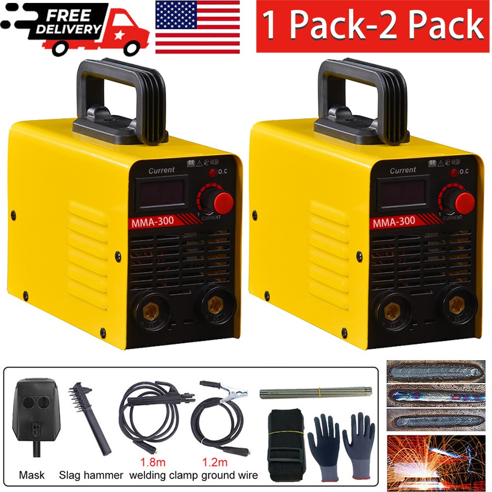 110V 300AMP Mini IGBT ARC Welding Machine Inverter DC MMA Electric Welder Stick