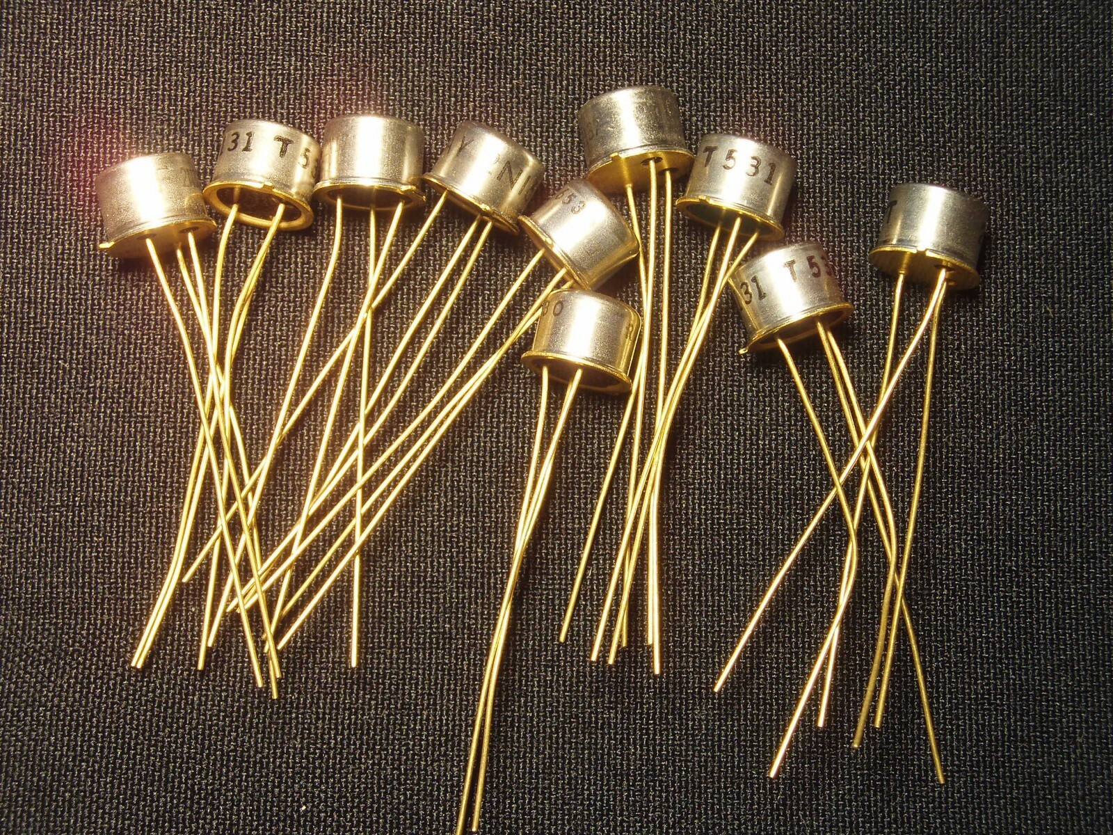 Vintage Gold Plated Transistors, See List, Most Mil-Spec, 100% Guaranteed & NOS