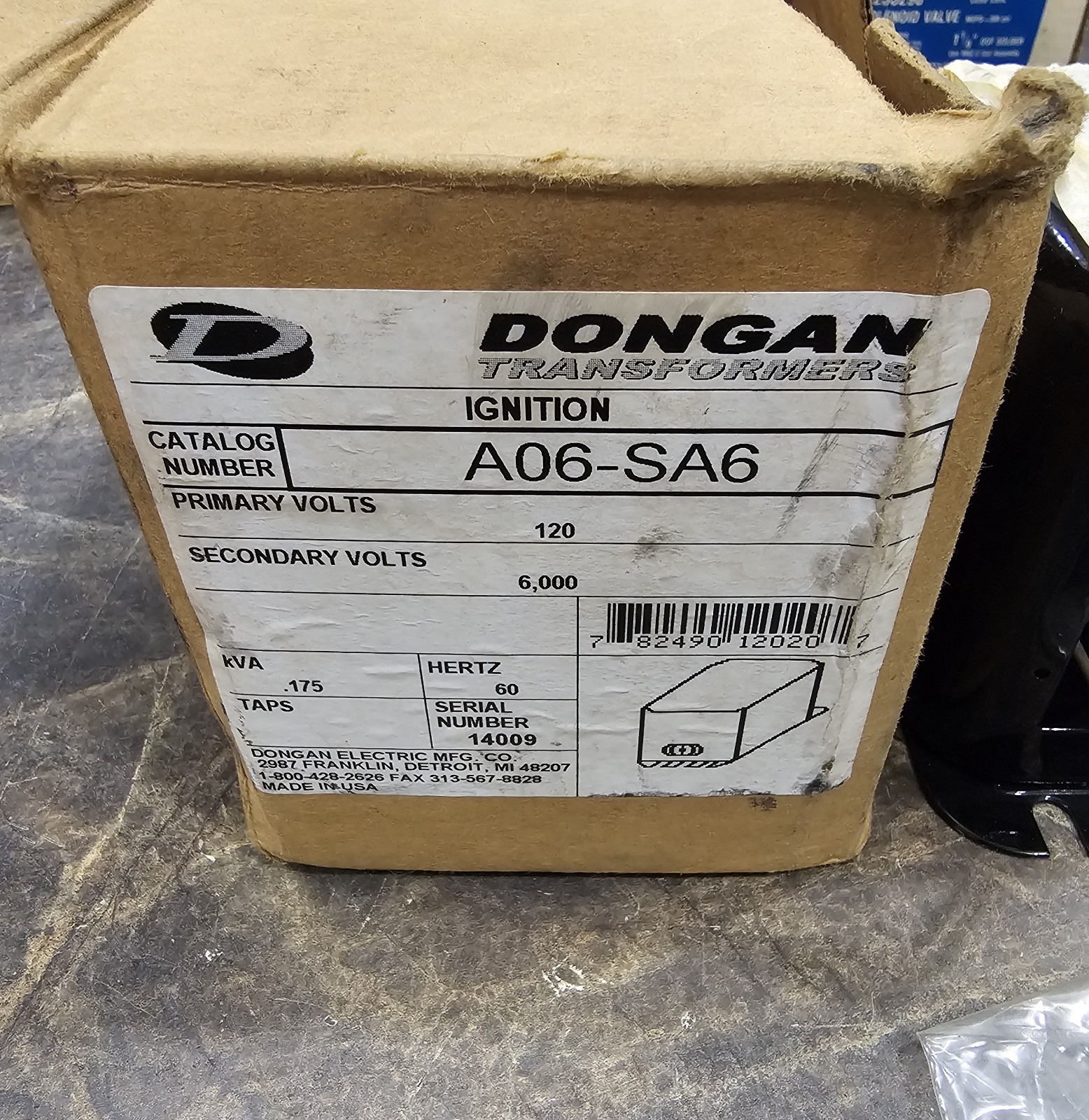 Dongan A06-SA6 Interchangeable Ignition Transformer NEW IN BOX!