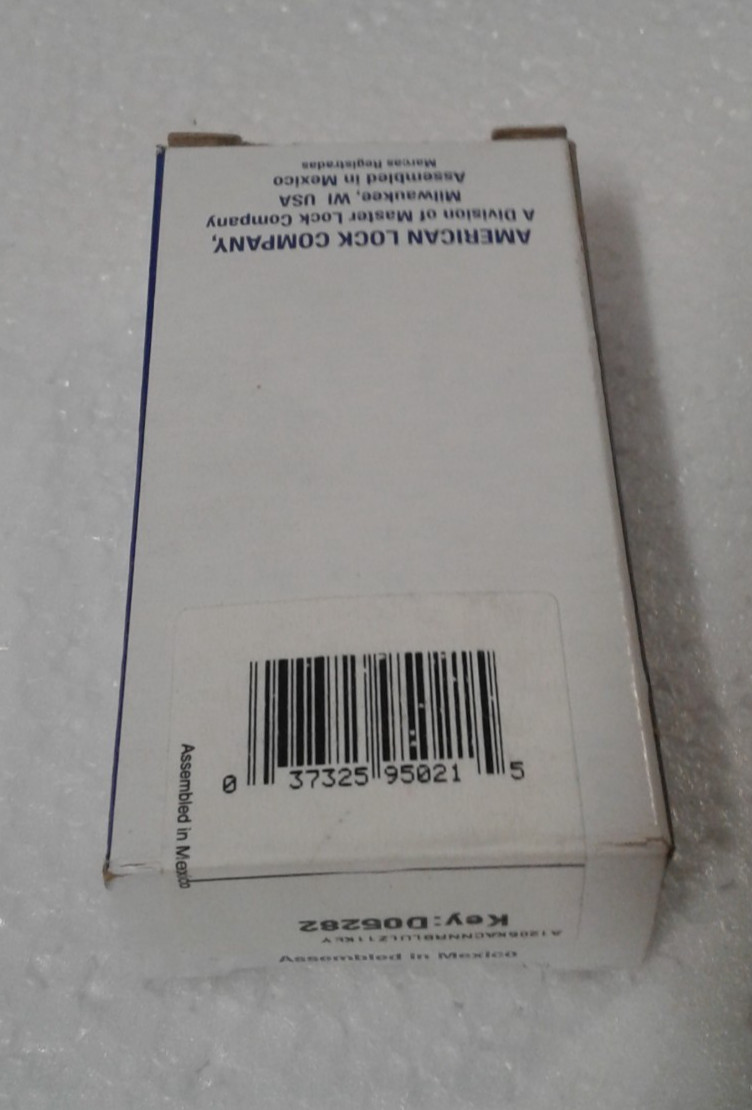 Lot of 6 Master Lock Company A1 American Lock 1-3/4″ Alum. Body Padlock – New