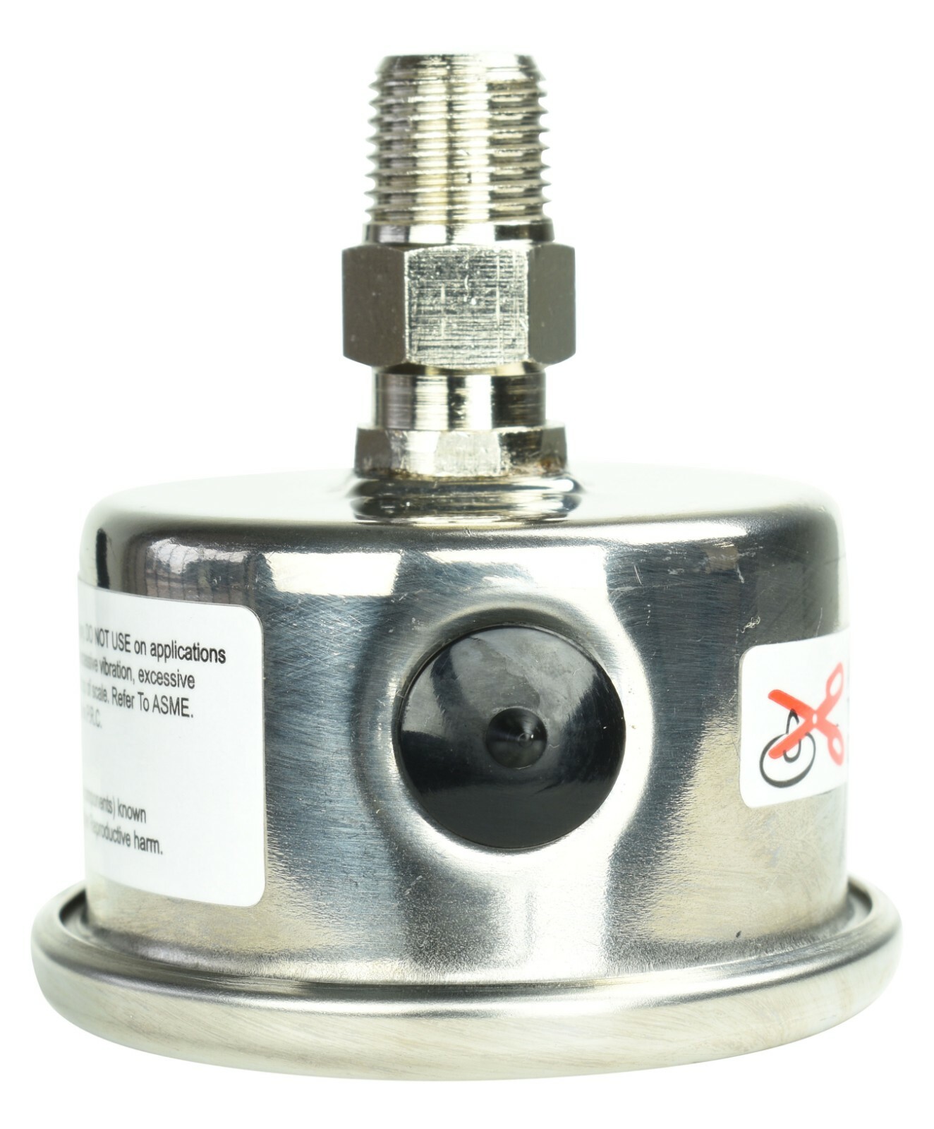 CARBO Gauge 0-15 psi Fuel Pressure Oil Pressure 1.5″ Liquid Filled, Black Dial