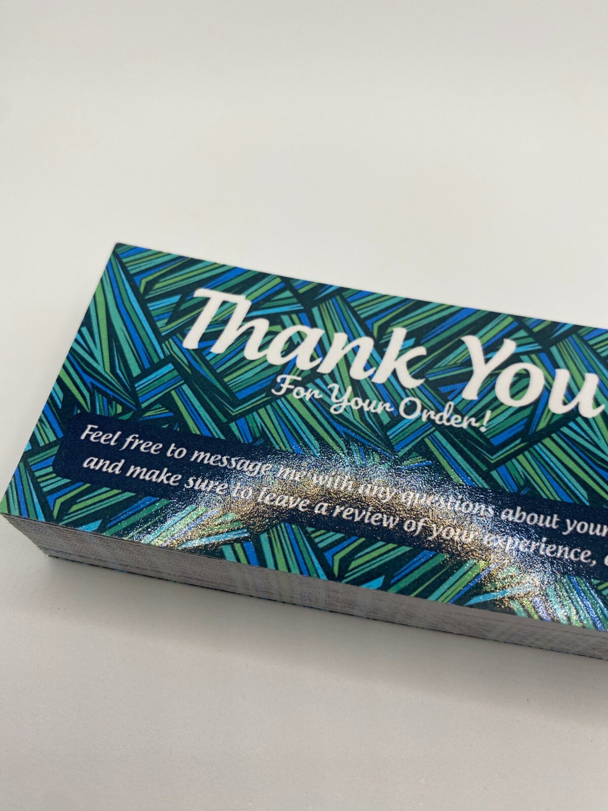 Small Business Thank You For Your Order Business Cards – 25/50/100/200 Pieces
