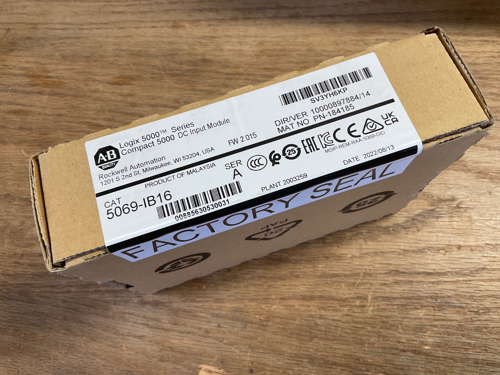 NEW SEALED SER A 5069-IB16 Compact 5000 DC Input Module FROM WISCONSIN