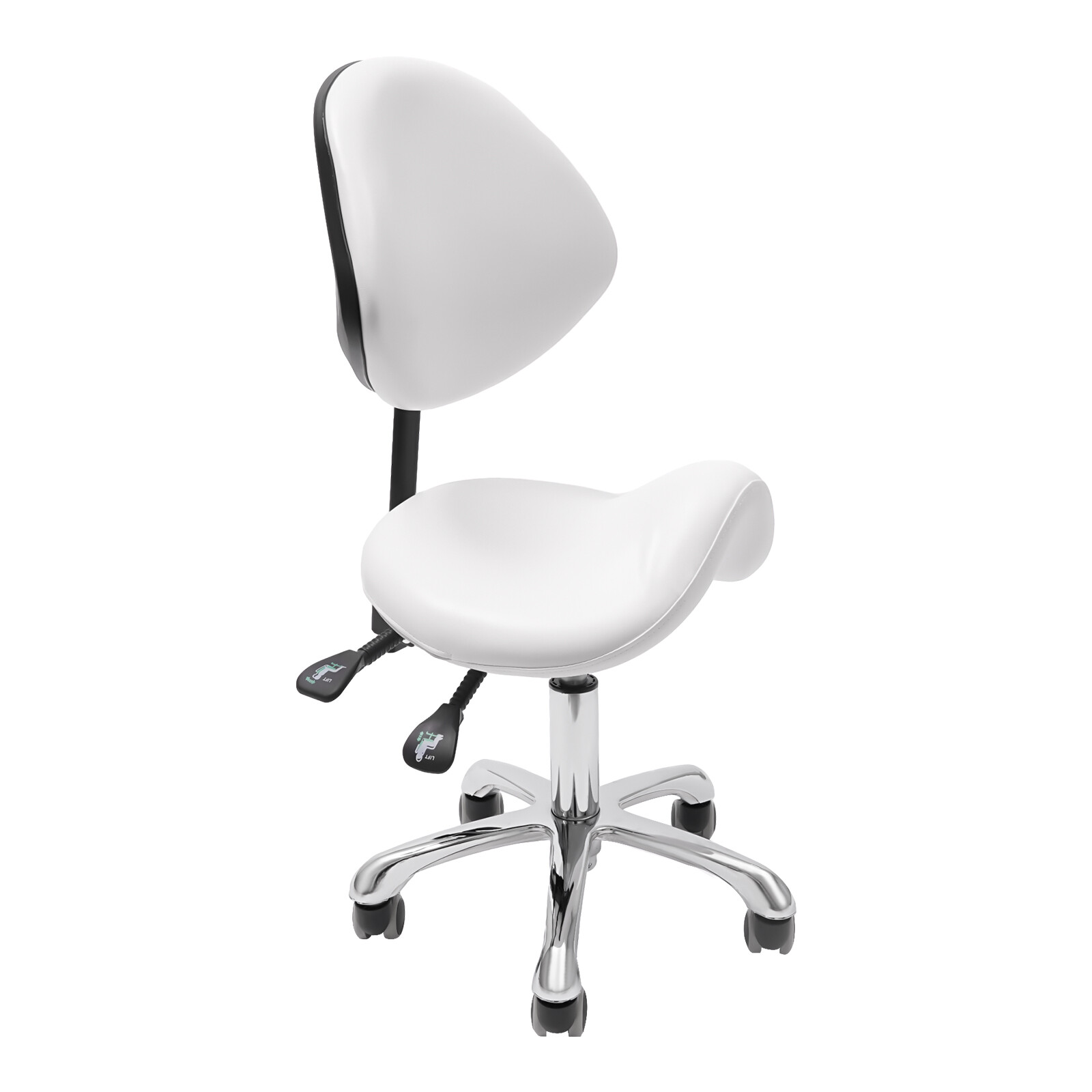 Saddle Stool Swivel Adjustable Saddle Stool Saddle Stool Chair 90kg/198.42lbs