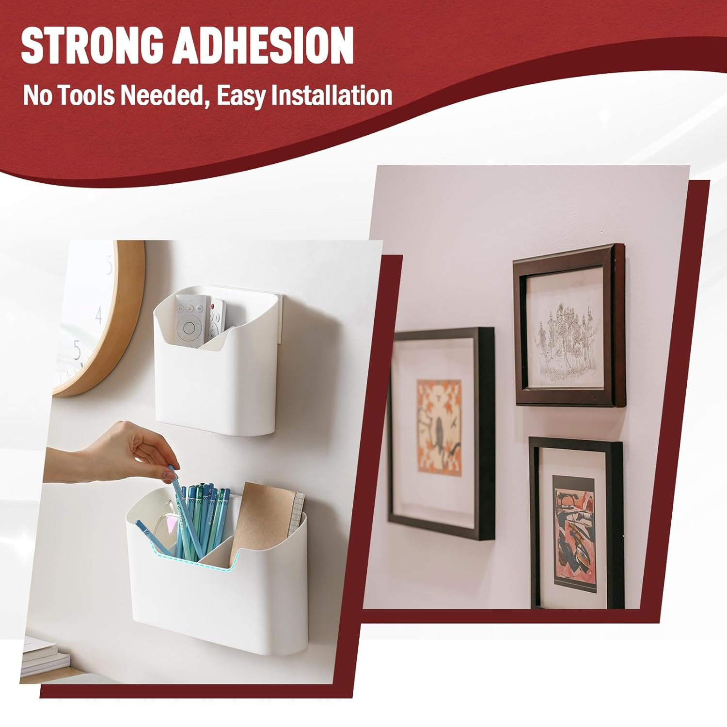 3M Double Sided Tape Heavy Duty, 20PCS VHB 5952 Adhesive Pads – 1 in & 2 in Squa