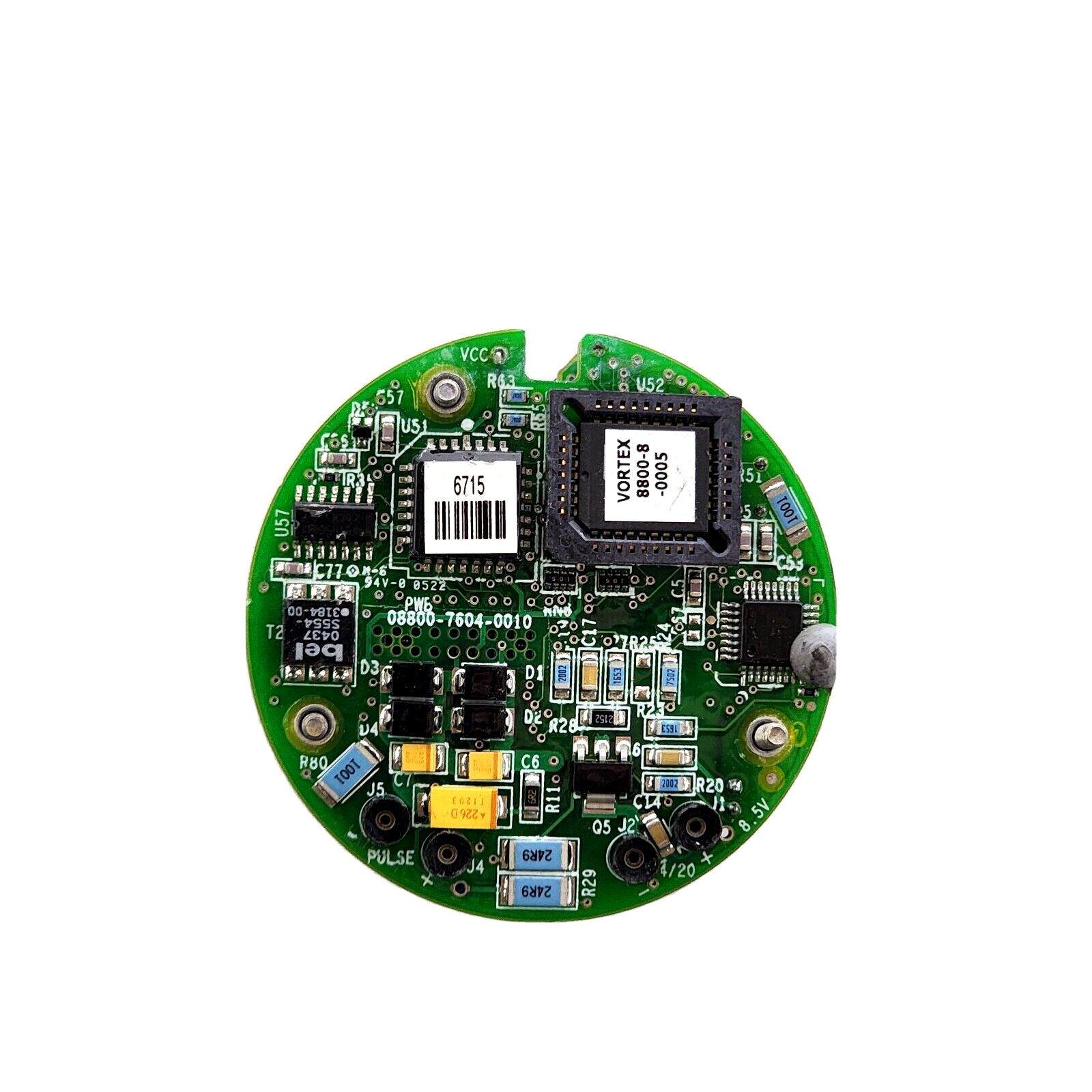 Rosemount 08800-5610-0003 Vortex 4-20mA 08800-7604-0010 USED.