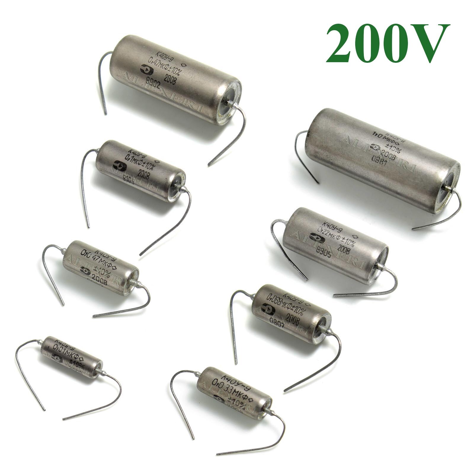 K40Y-9 PIO Capacitor 1000pF – 1uf 200V Paper in Oil Audio Variations USSR NOS