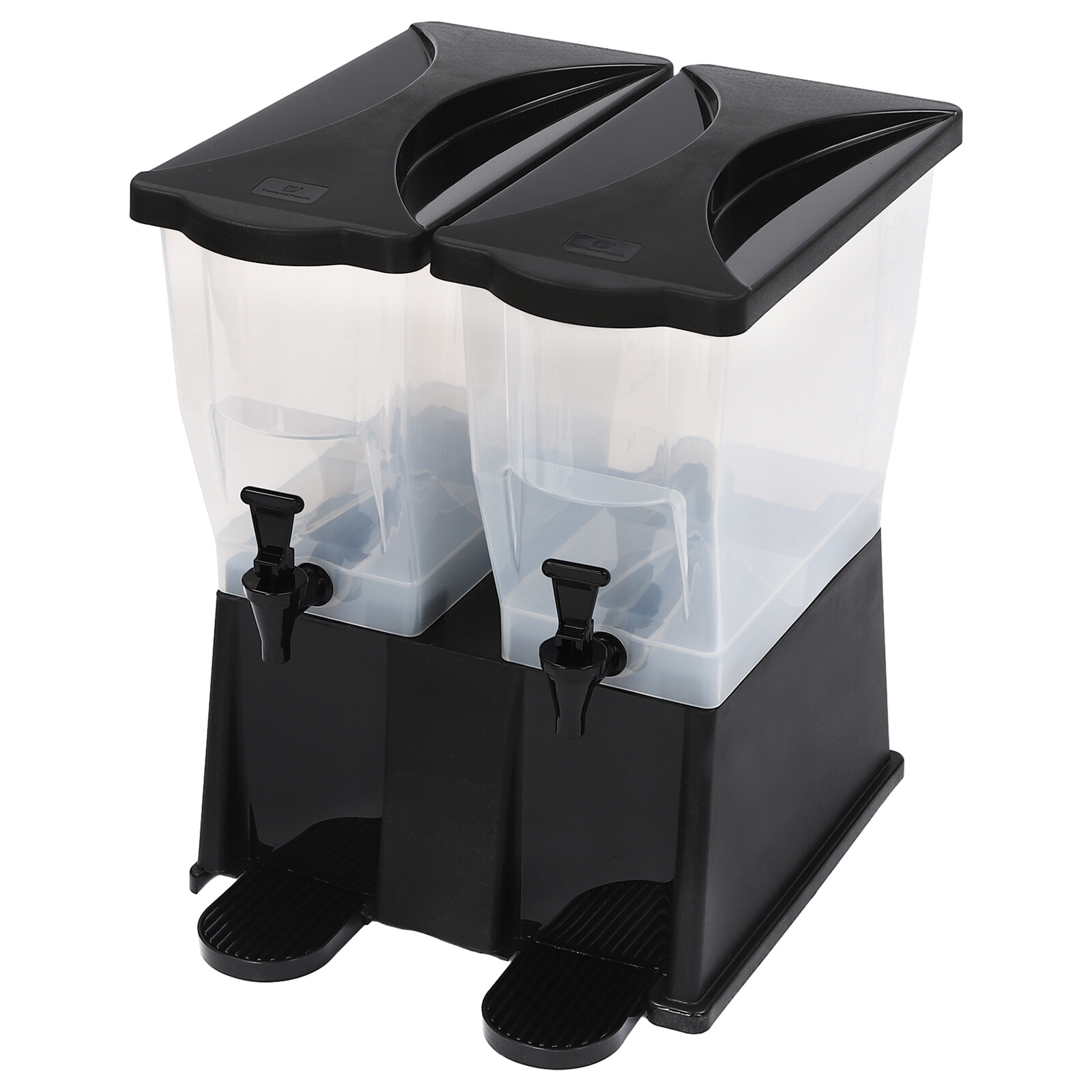 22L Beverage Dispenser Water Drink Dispenser Machine w/ 2-Faucets 5.81 Gallon