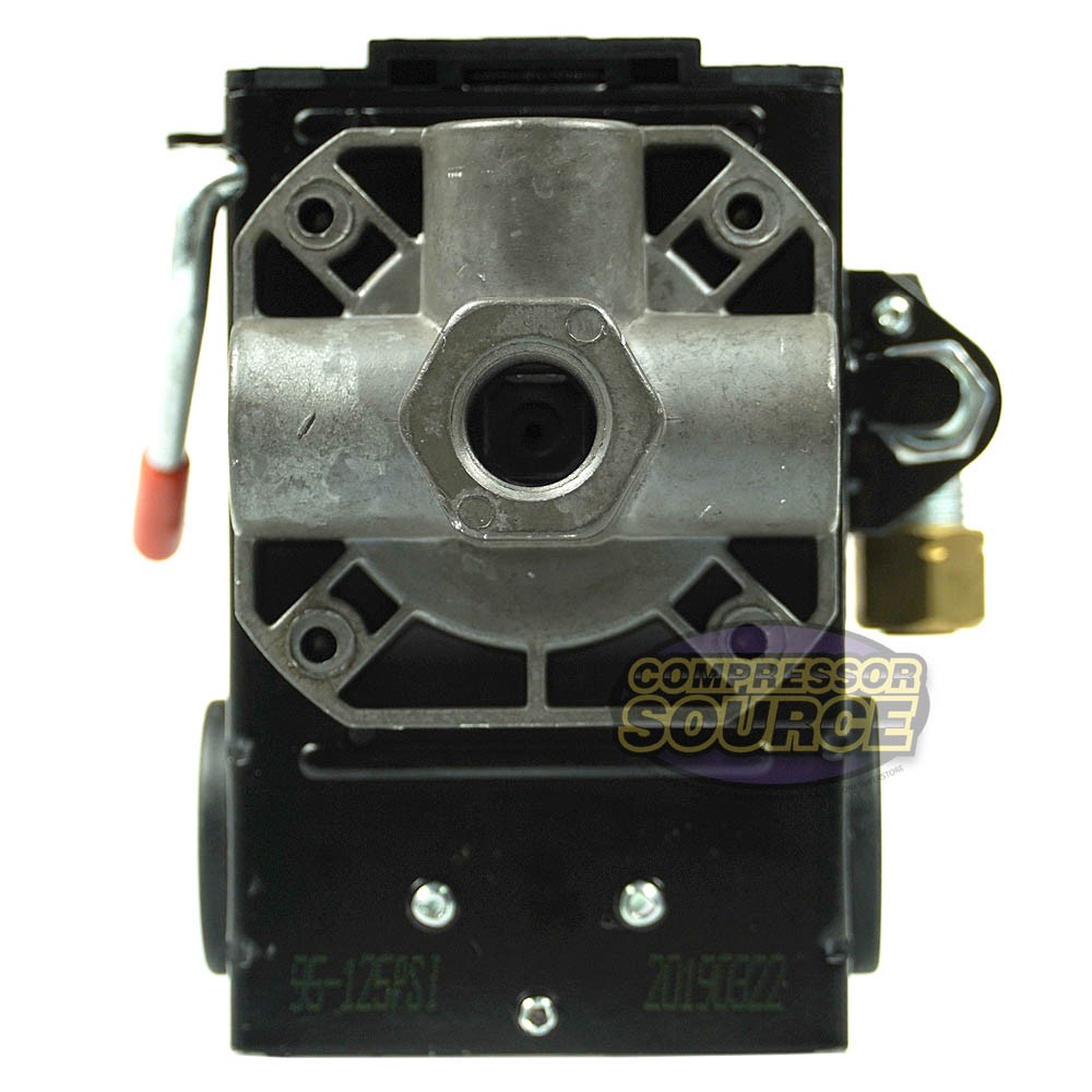 Lefoo 95-125 PSI Air Compressor Pressure Switch 1/4″ Female NPT 4 Port LF10-L4H