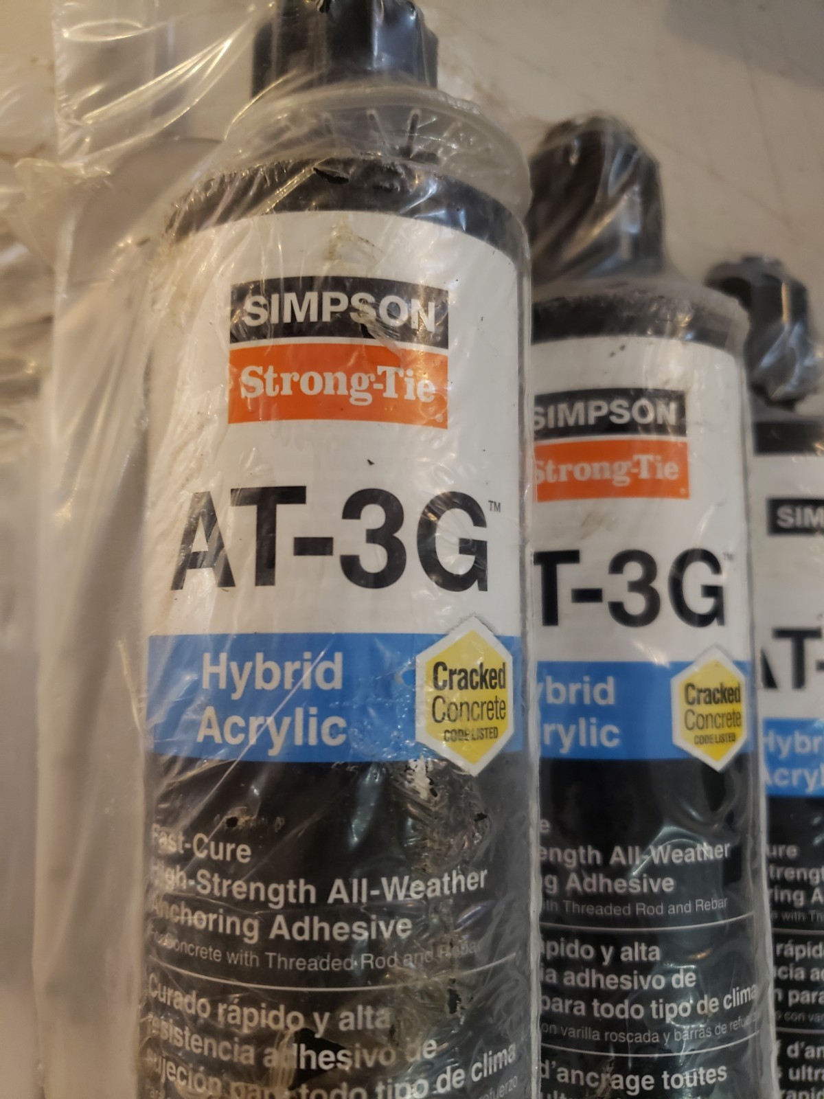 Simpson Strong-Tie AT-3G AT3G10 9.5oz Hybrid Acrylic Anchoring Adhesive (6 Pk)