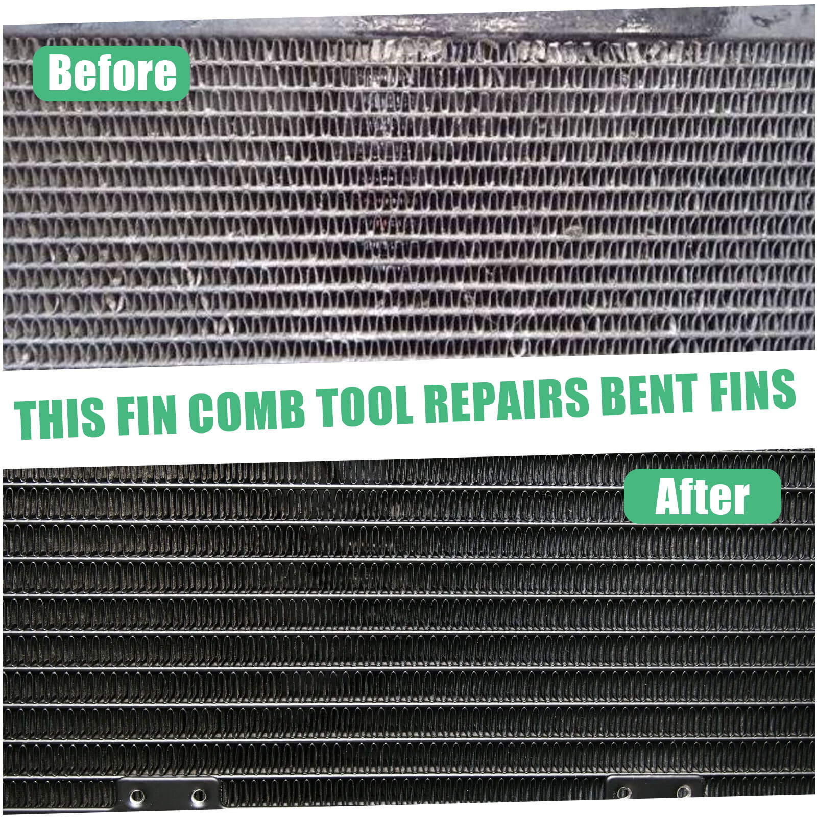5Pcs Air Conditioner Fin Cleaner Set Fin Comb Condenser Straightener Repair Tool