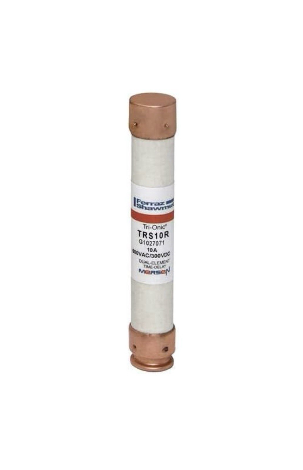 10 Mersen Ferraz Shawmut TRS10R Tri-Onic Time Delay Fuses 10a 600v Class RK5