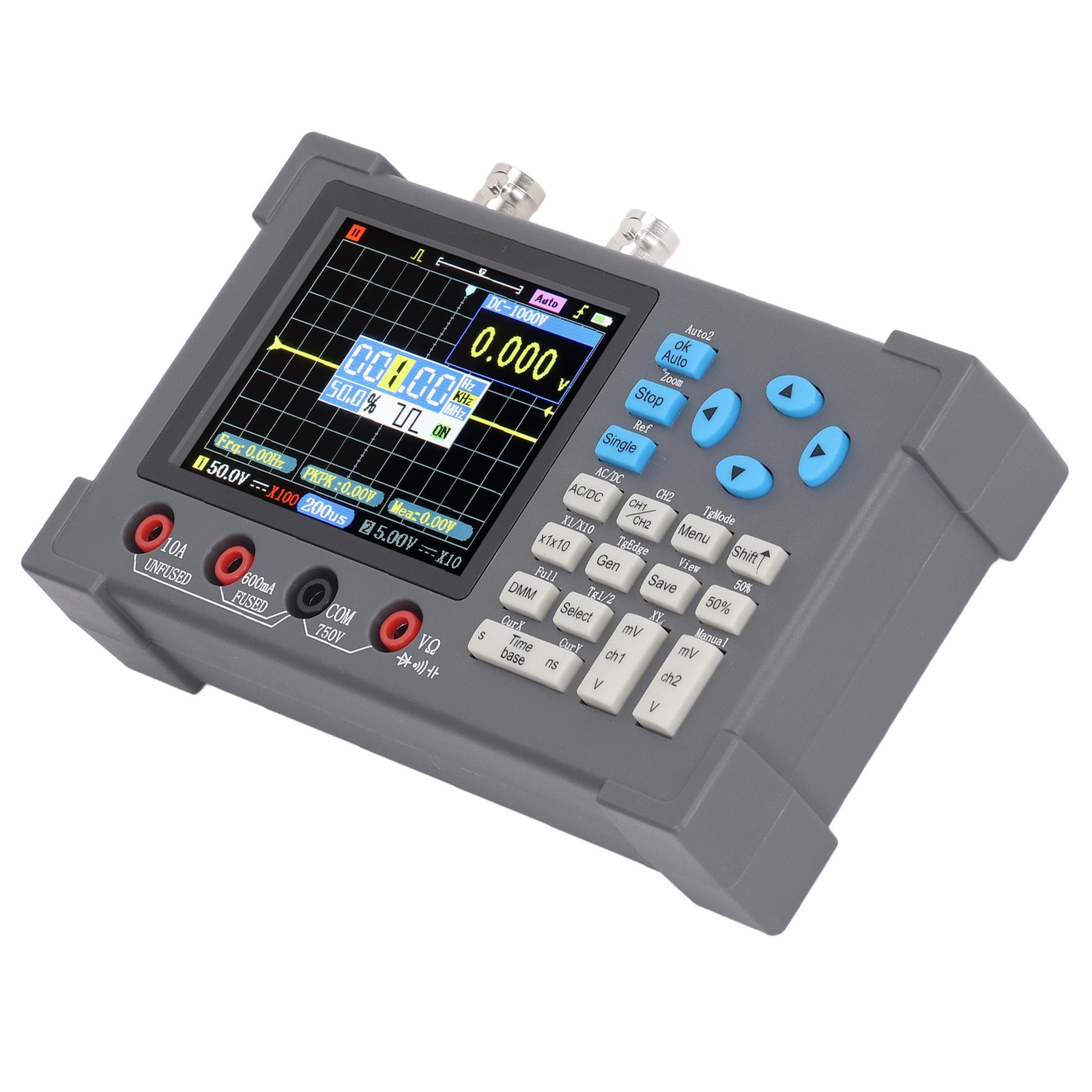 NEW Digital Oscilloscope 3 In 1 Multimeter Signal Generator 120M 250MSa/s 3.2in
