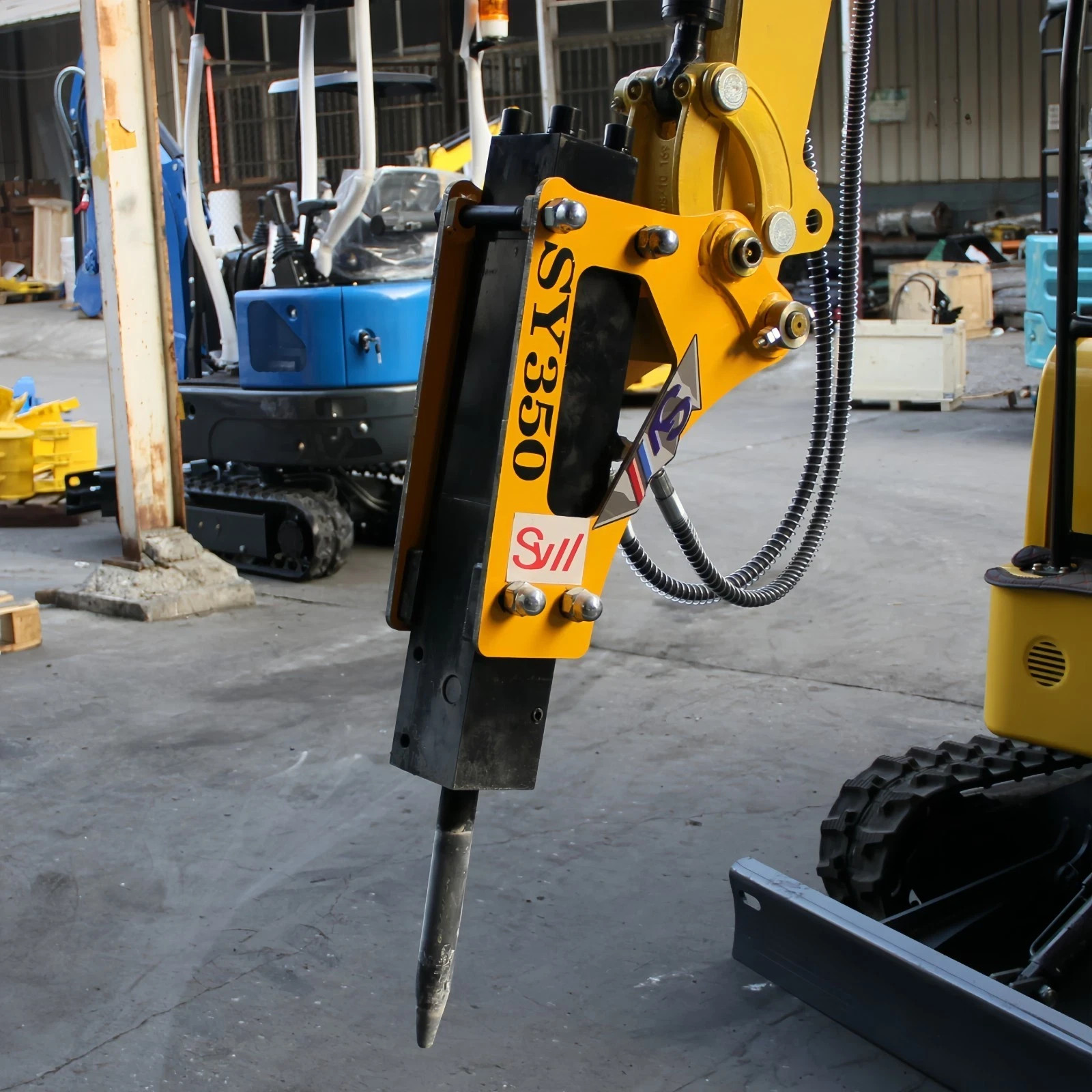 Hydraulic Breaker Hammer For 0.8-2.0Ton Mini Excavator Attachment Free Shipping