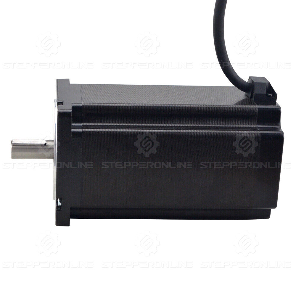 13Nm Nema 34 Stepper Motor 156mm 6A 14mm Key-way Shaft 4 Wires w/1m Cable CNC