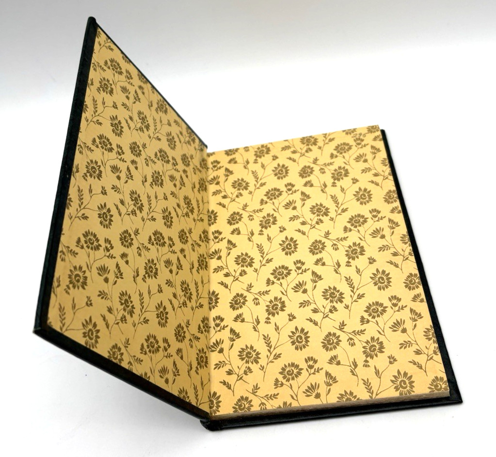 Blank Book Journal Unlined Pages Green Cover Celtic Design “Anything Book” 8.25