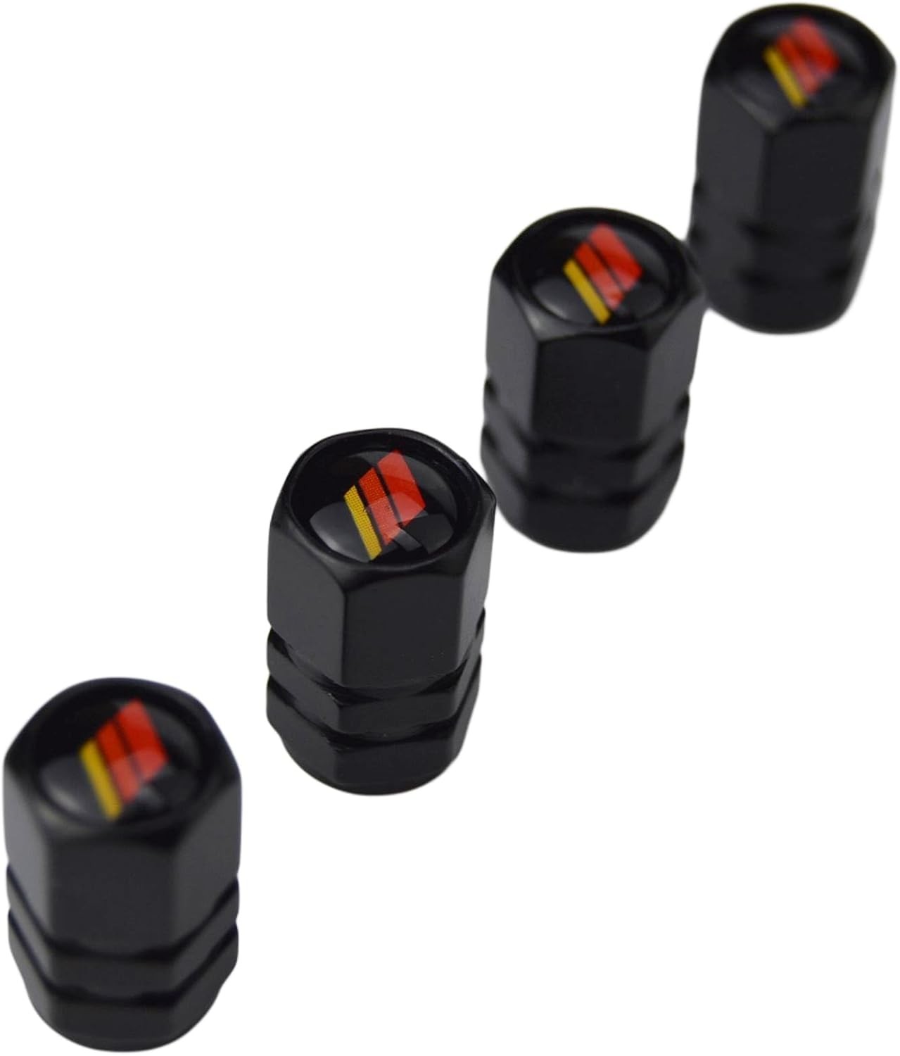 Tire Valve Stem Cap Cover with Resin /// Emblem Sport Trim for 4Runner, Tacoma,