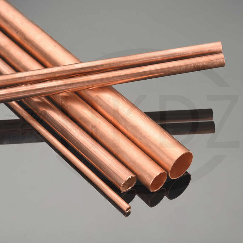 Copper Round Tube OD Ø1.5mm 2mm 3mm 4mm 5mm 6mm 7mm 8mm 10mm -30mm Lengths 300mm
