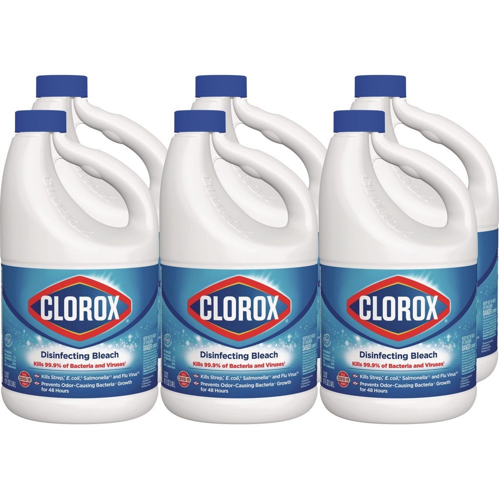 Clorox 32263 81 oz. Bottle Concentrated Regular Disinfecting Bleach (6/CT) New