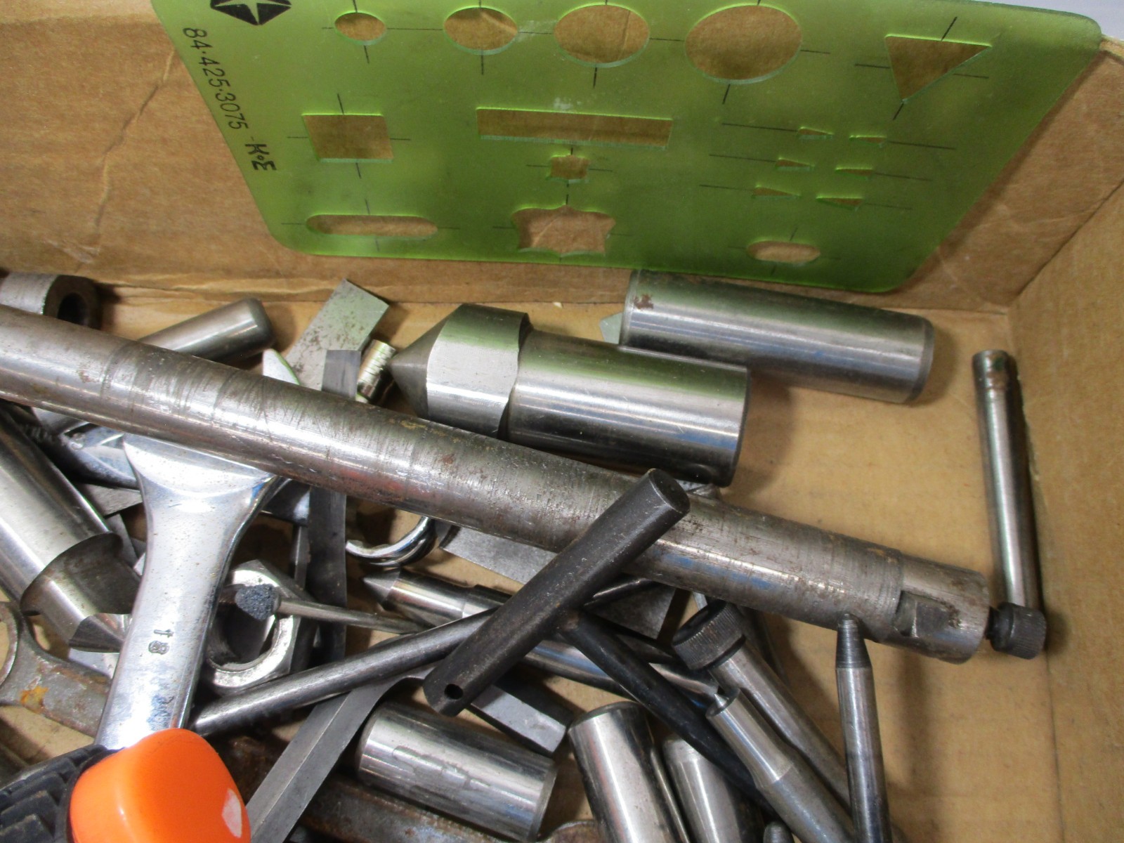 25 # Lbs Machinist Parts Pieces Bits Hand Tools Hardware Doo Dads & Brass Scrap