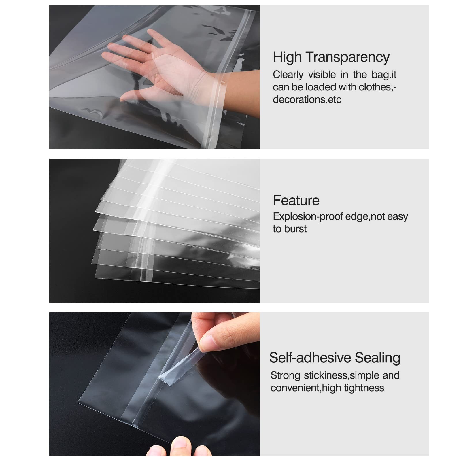 50 Pack 9-7/16×12-1/4″ Acid-Free Crystal Clear Sleeves for 9×12 Art Prints