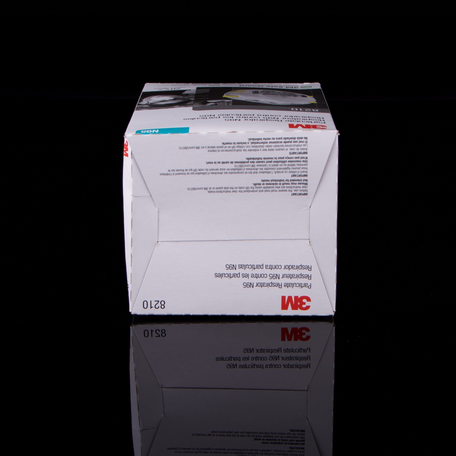 3M 8210 N95 Disposable Particulate Respirator Masks – Box of 20 –
