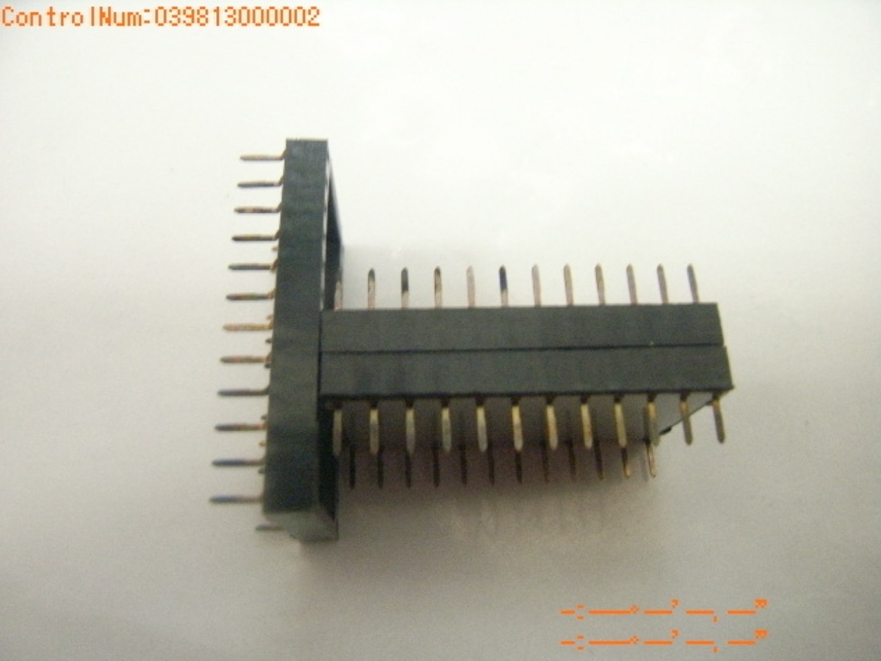 C9324-02 TI Dip Sockets Lo-profile 24 Pins Mylar Wafer (QTY 15
