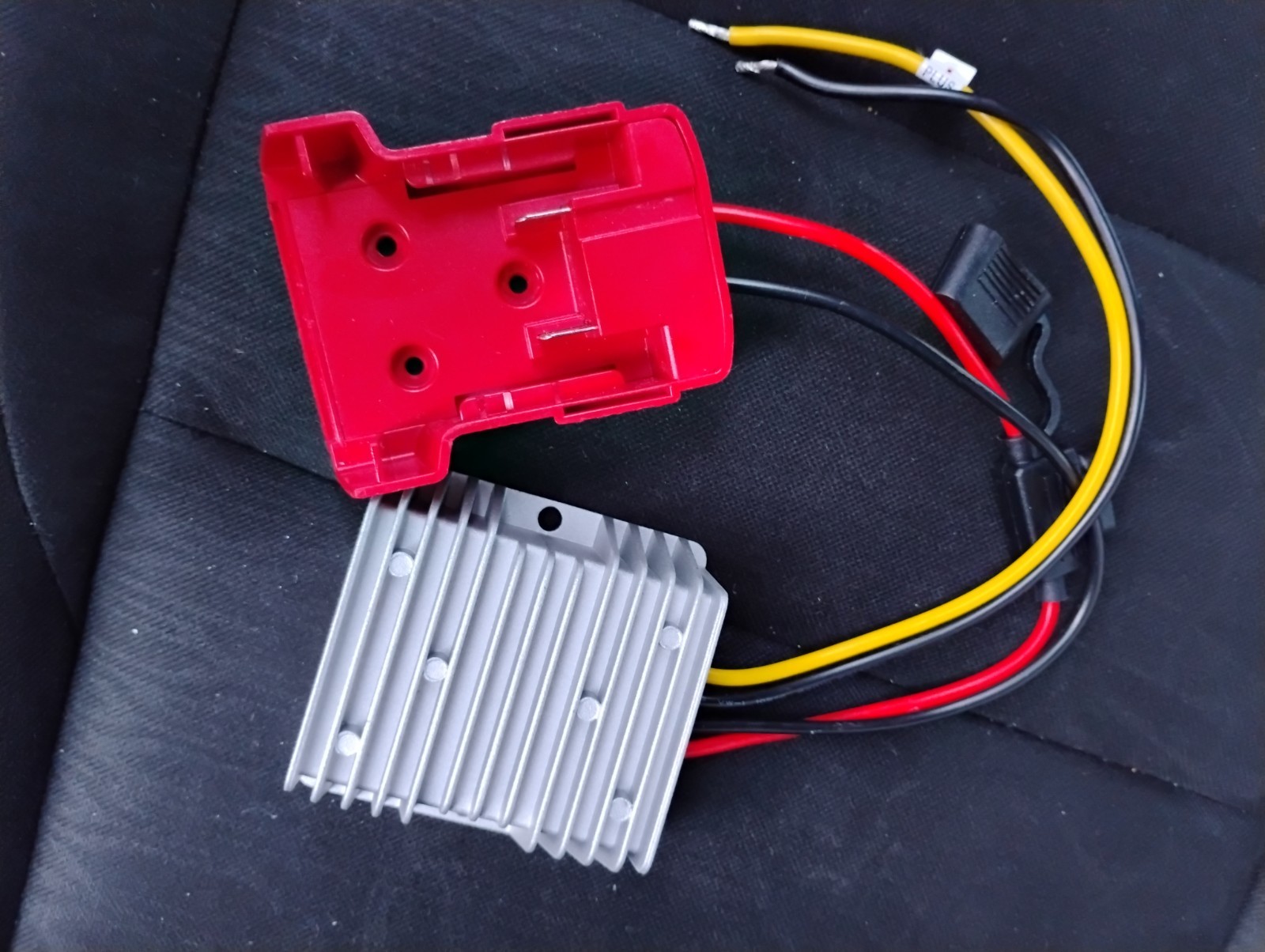 AZOCEK DC-DC Converter 17-55V to 12V 20A Voltage Regulator w/ Wiring Harness