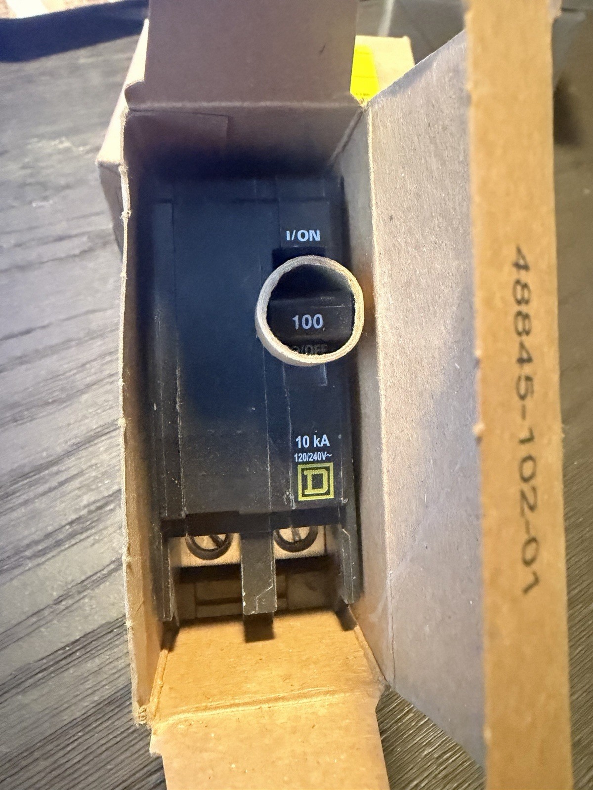 SQUARE D QO2100 Breaker 2 pole 100amp 120/240 10ka NEW PLUG IN