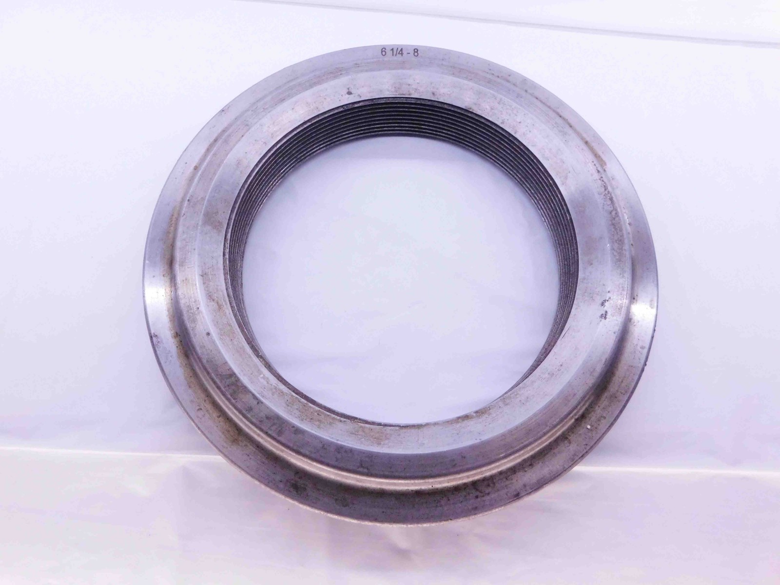 SHOP MADE 6 1/4 8 SOLID THREAD RING GAGE 6.25 6.250 6.2500 6 1/4″-8 INSPECTION