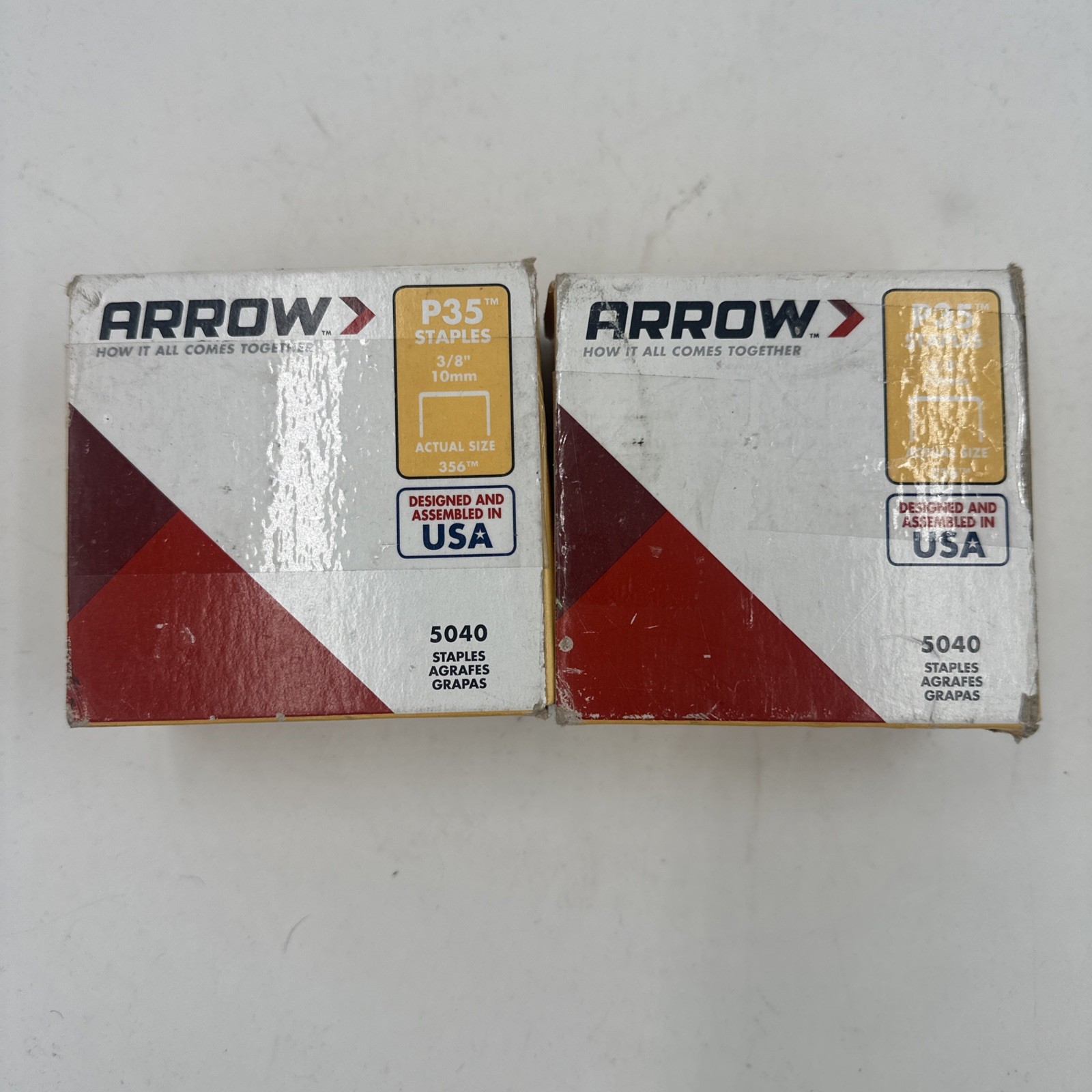356 Arrow P35 & P35S 3/8″ staples – 2 Packs – 10080 Staples Total