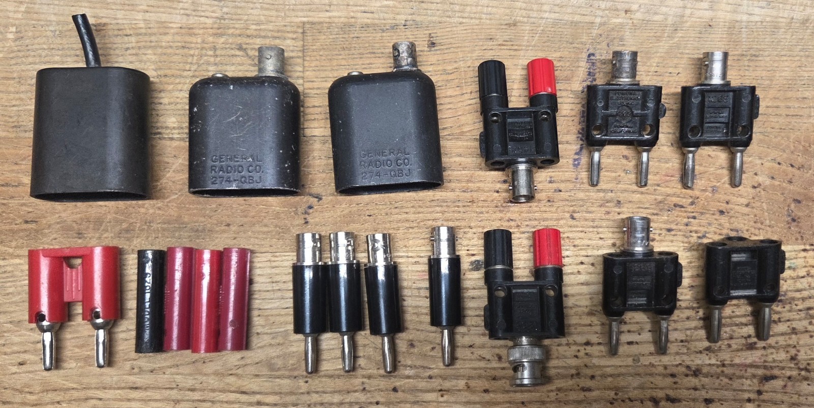 Pomona, General Radio, Herman H Smith, other BNC Banana Plug Mixed lot of 18 pcs