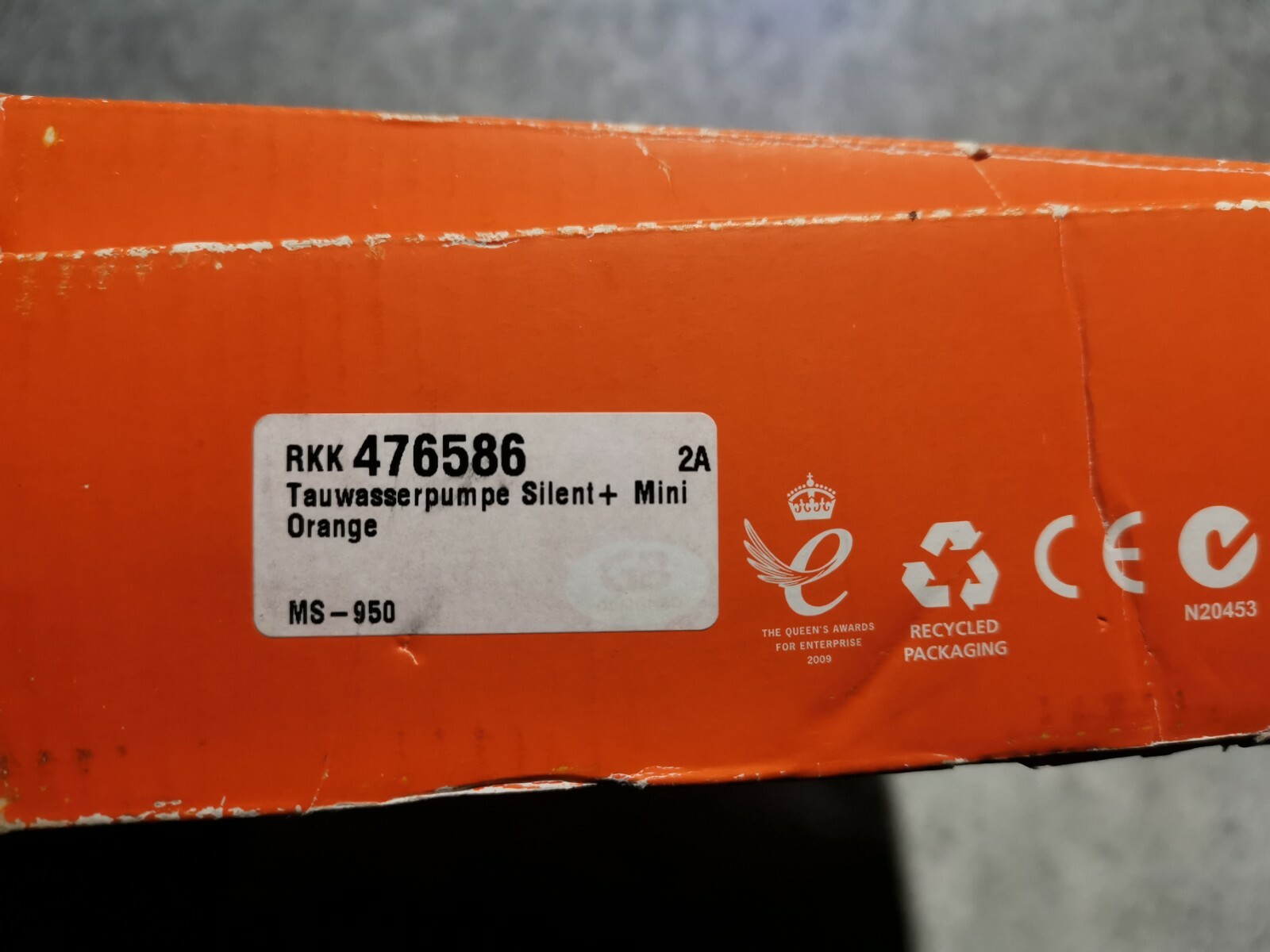 Aspen Pumps Silent+ Mini Orange N20453 Condensation Pump