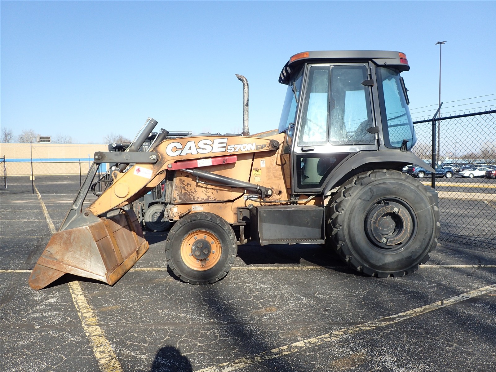 2021 Case Construction 570N EP 4×4 Skip Loader Enclosed Cab Tractor