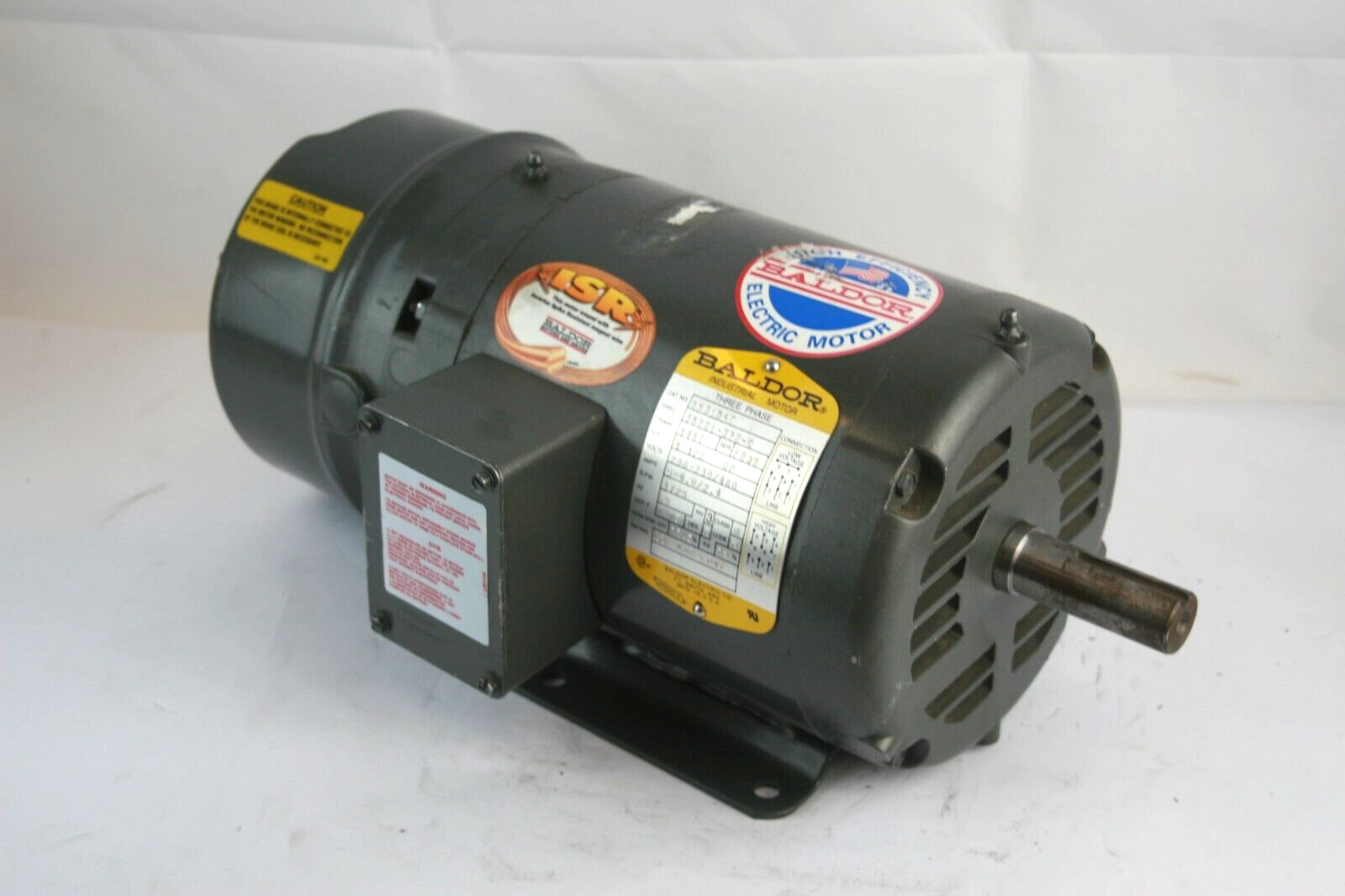 Baldor BM3154T Motor – 1-1/2HP, 208-230/460V, 1725 RPM, 60Hz, 3PH, 1.15 SF