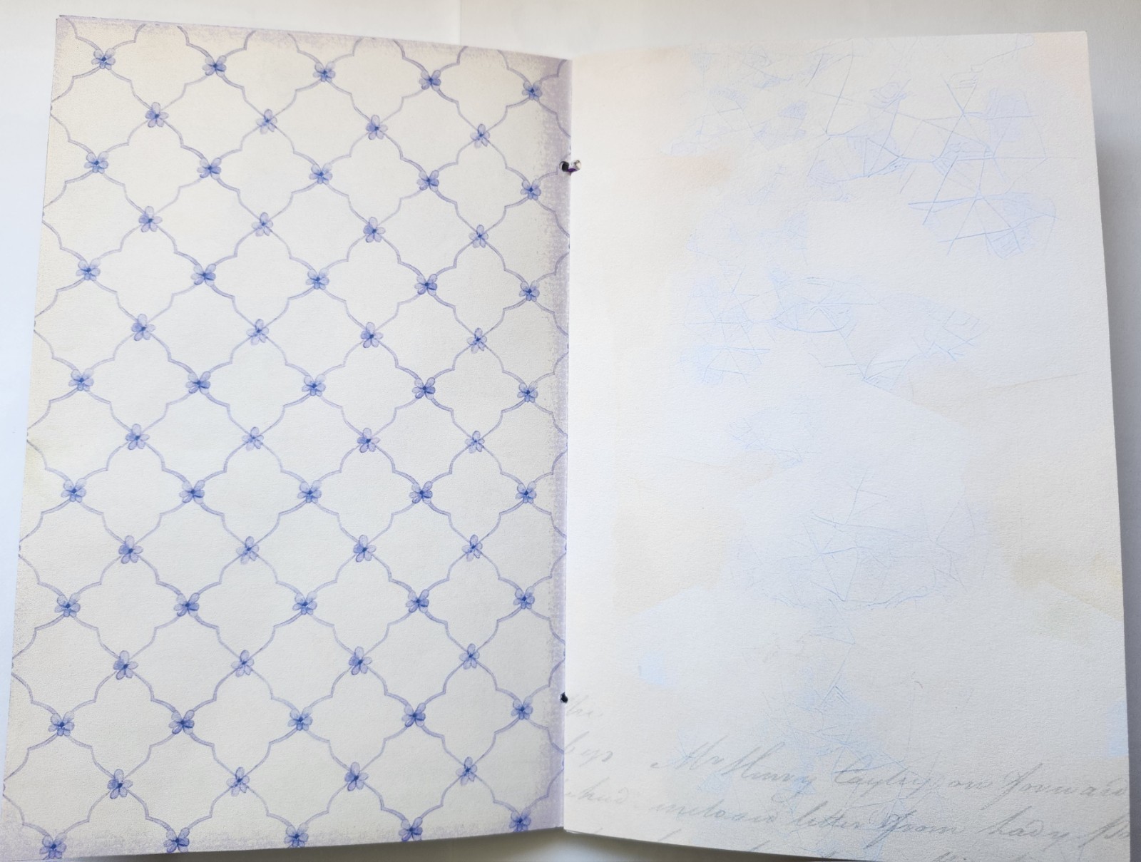 Junk Journal Blank Booklet «LAVENDER DREAMS» Vintage Purples 40pgs