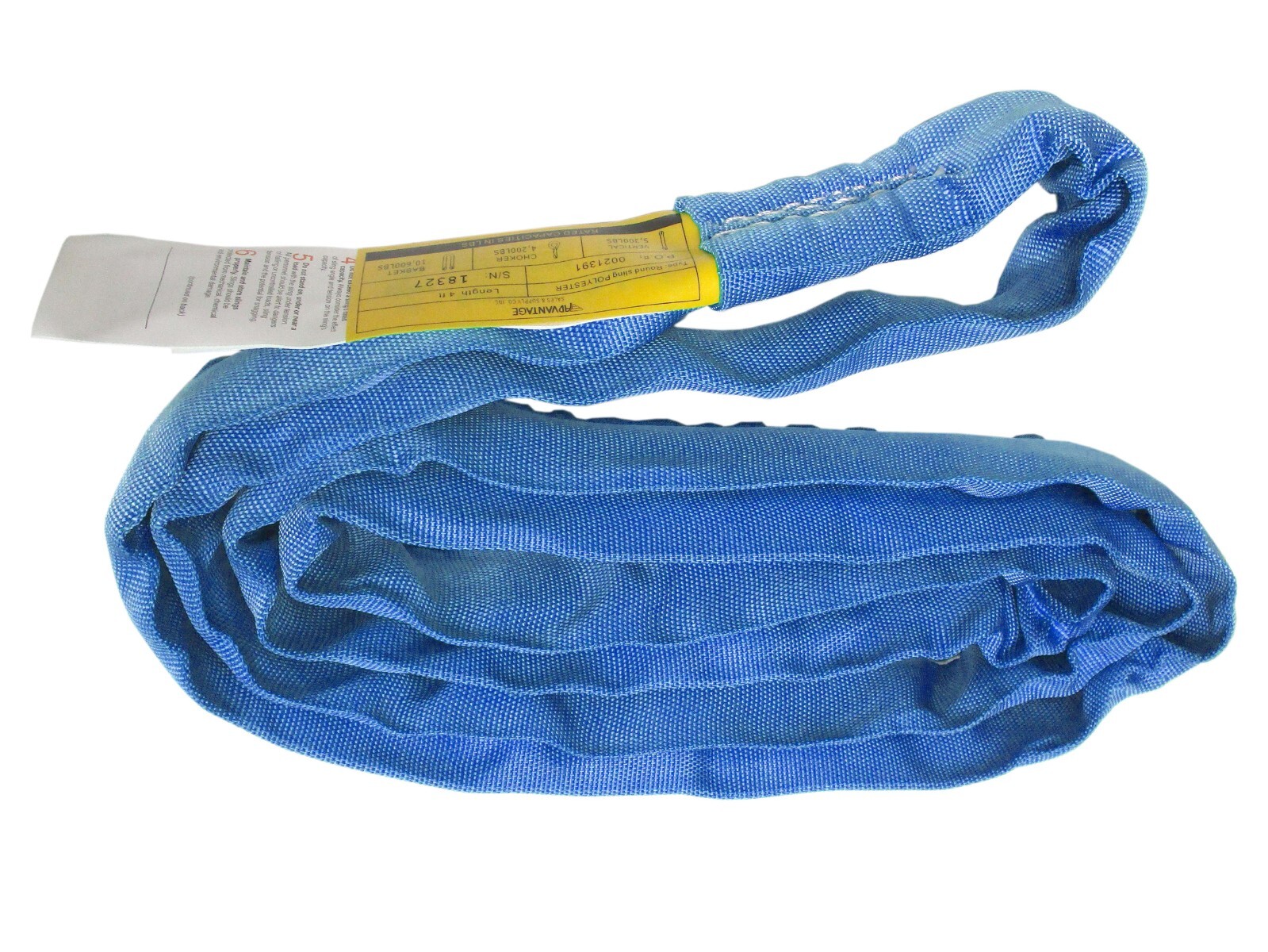Endless Round Lifting Sling ENR Rim Sling Tow Wrecker Belt Recovery Color