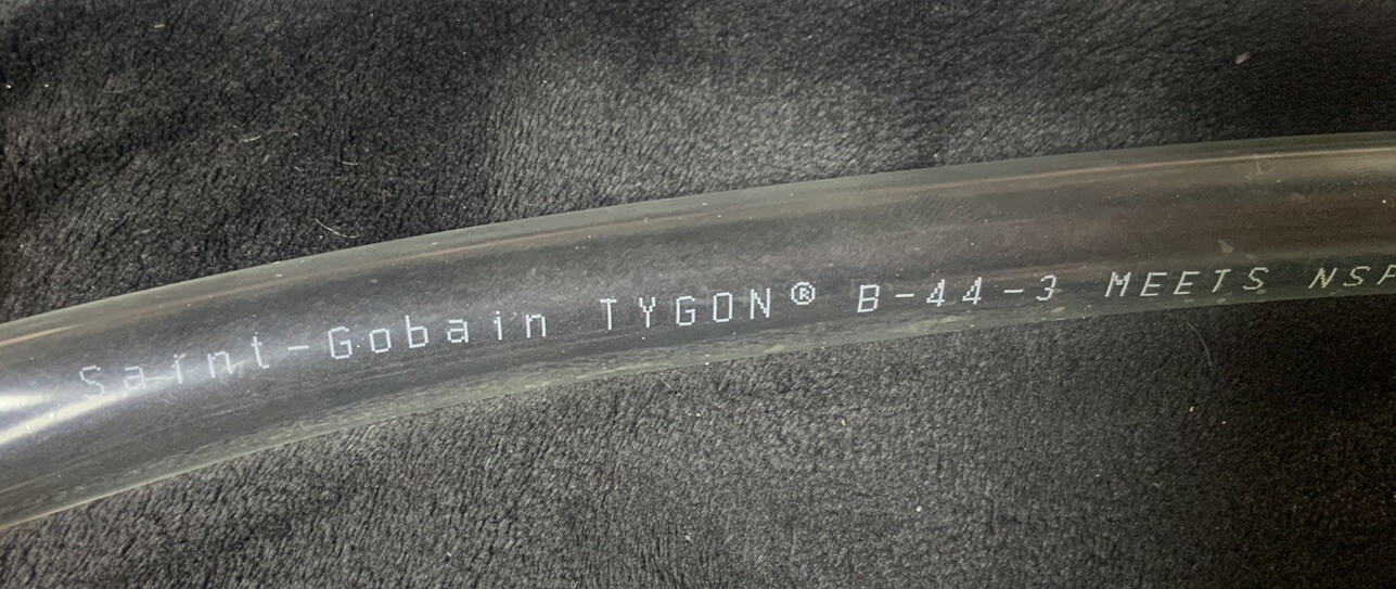 Tygon Tubing 5/8” I.D 50 Ft Clear Flexible Hose