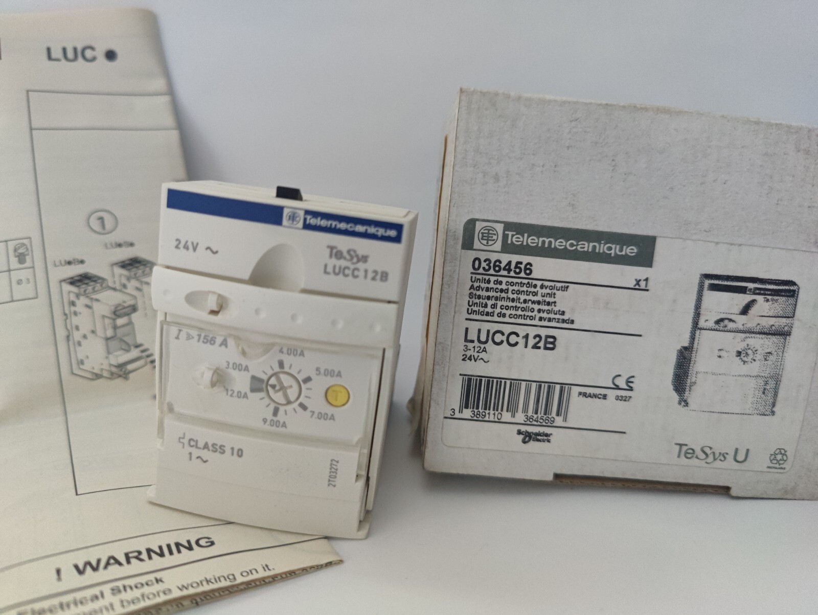 US SELLER Schneider Elec/Telemecanique LUCC12B Advanced Control Unit 3-12A, 24V⁓