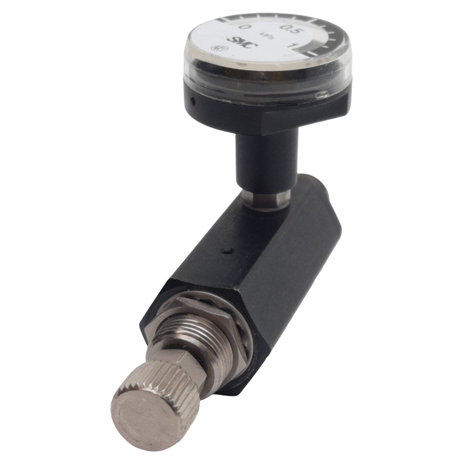 SMC ARJ210-M5G Miniature Regulator, 0.2-0.7MPa, 0.8MPa Max, 1/8in NPT Male, M5