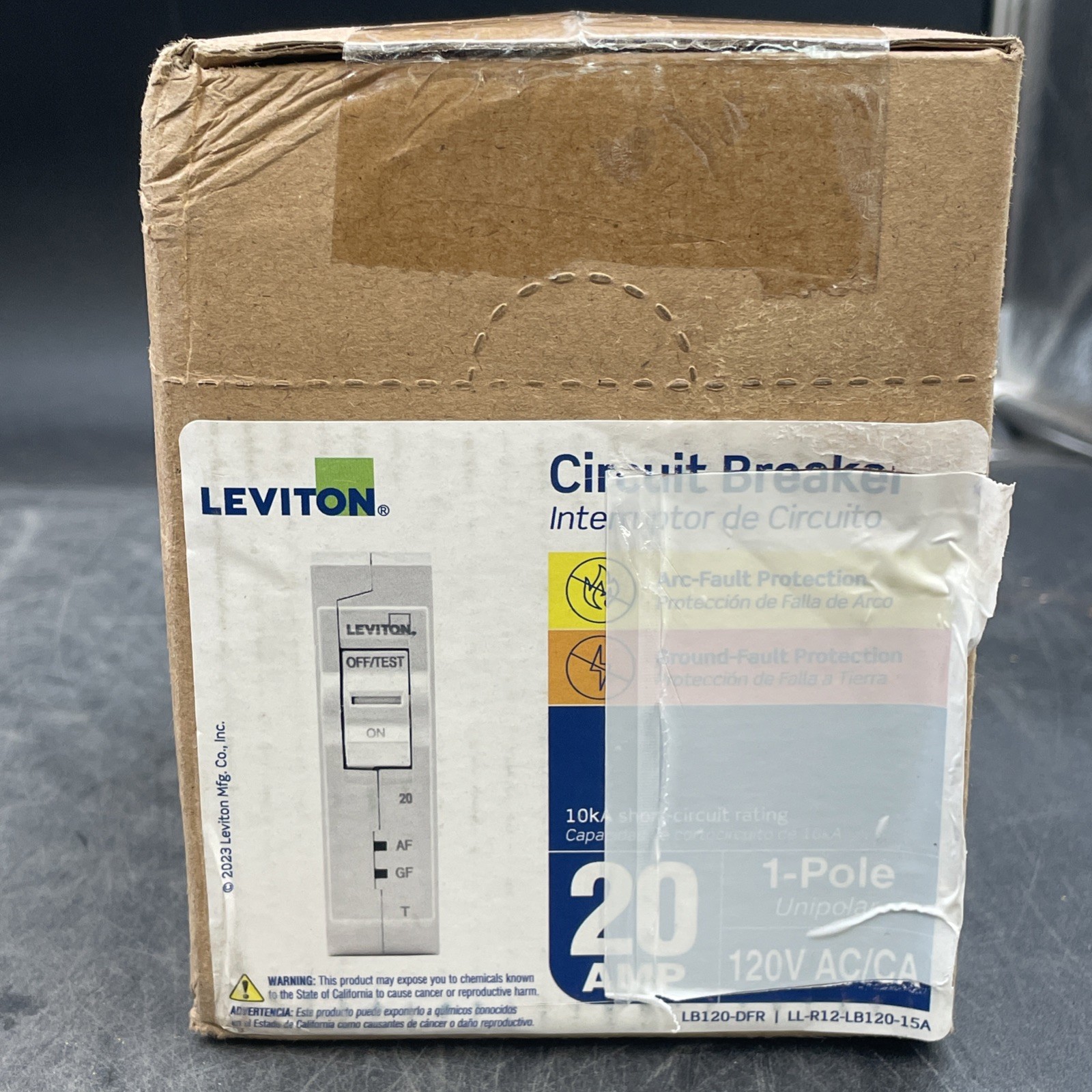 Leviton Branch Circuit Breaker AFCI/GFCI 20 Amp 120v (lot of 4) R12-LB120-DFR