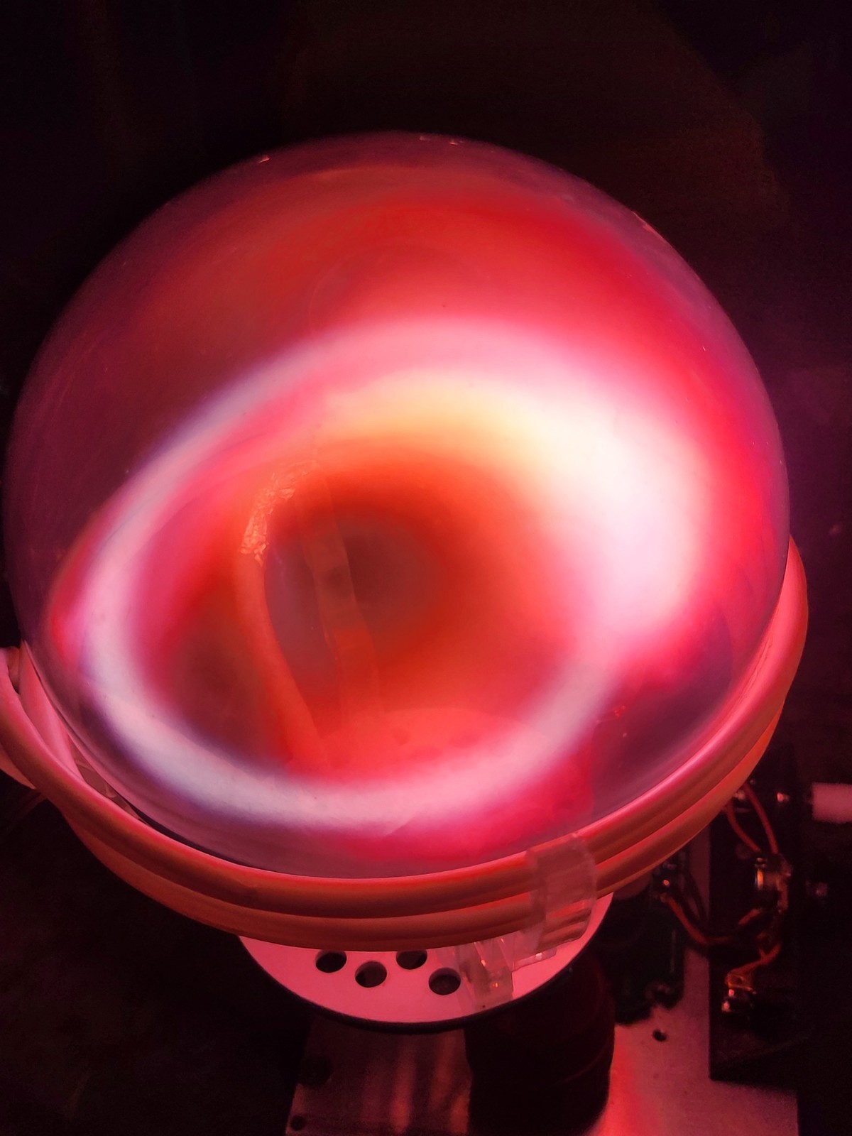 1L Ho/Xe Zerg Labs Experimental TICP Electrodeless Plasma Art Flask
