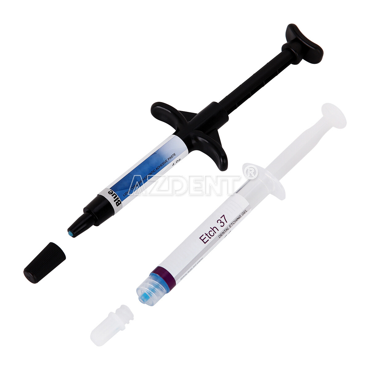 Dentex Dental Light Cure Orthodontic Adhesive Kit Blue bonding Bracket Braces
