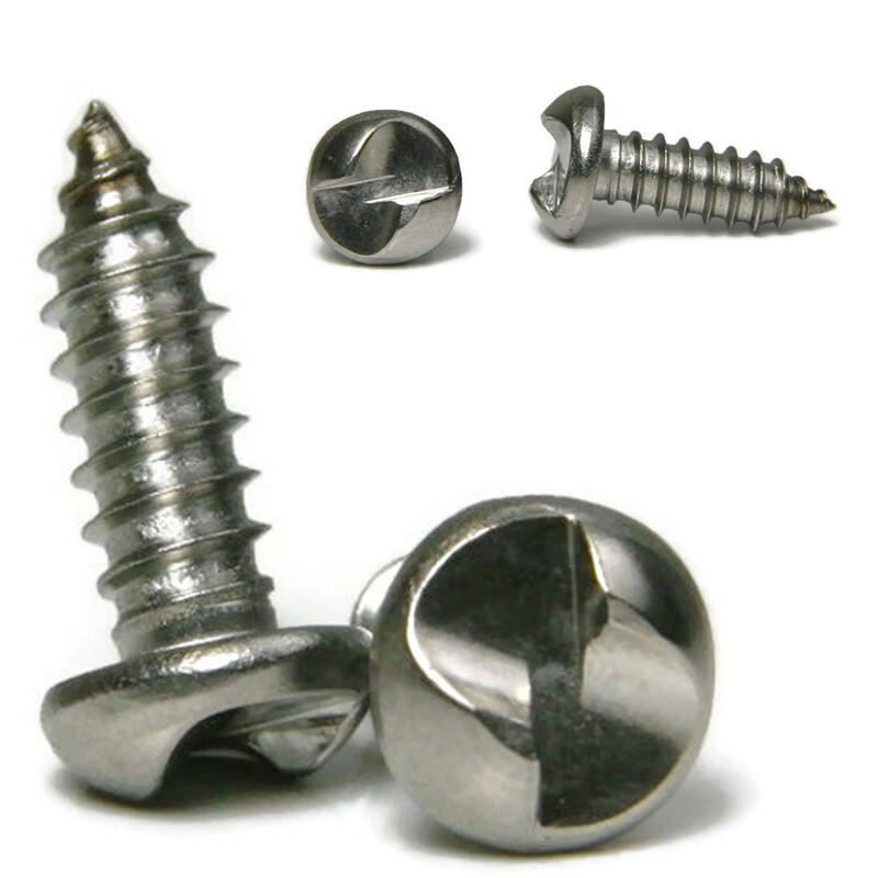 Security Screws 18-8 Stainless Steel One Way Tamper Proof Sheet Metal Screws #8