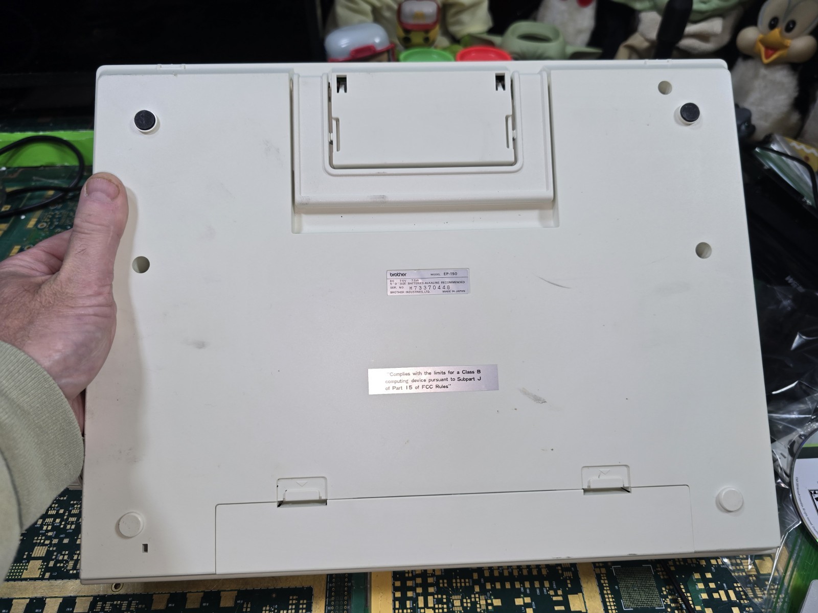 Brother EP-150 Electronic Typewriter – Battery Operated – No AC Adapter-Untested